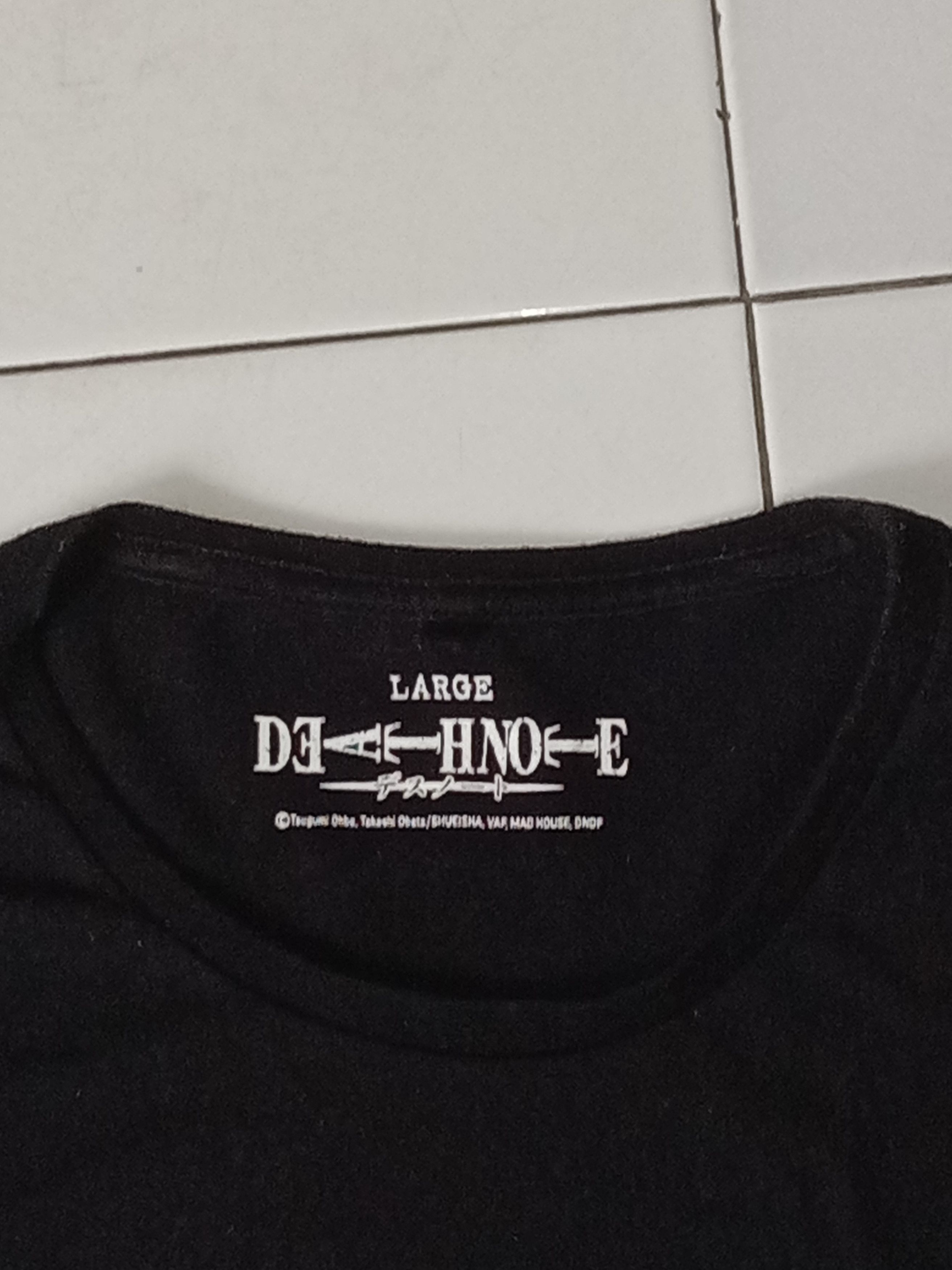 Japanese Brand T-shirt Anime Death Note Original Size L Size US XL / EU 56 / 4 - 3 Thumbnail