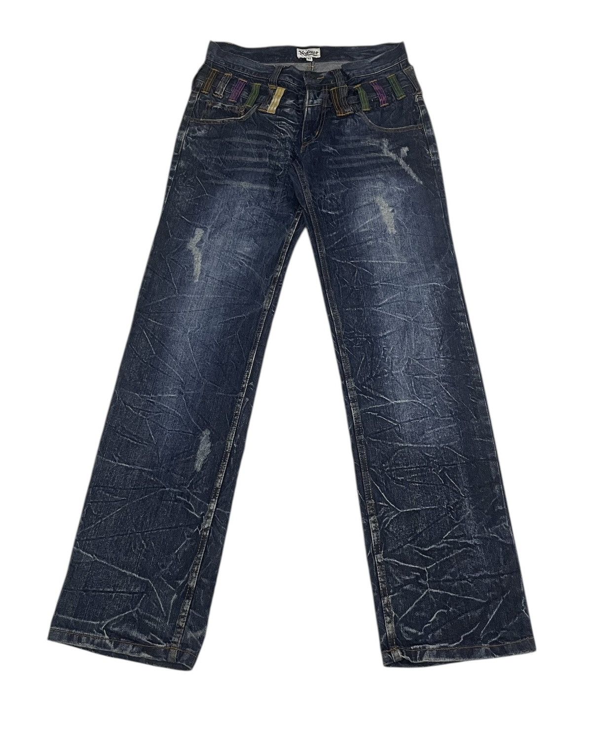 PPFM Nylaus Japan Double Waist Jeans Size US 30 / EU 46 - 2 Thumbnail