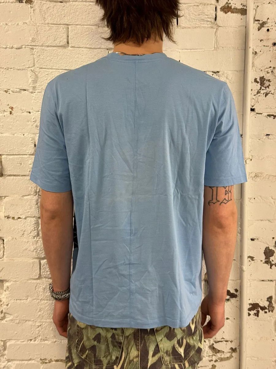 Balenciaga SS2015 Balenciaga Light Blue Ink Splatter T-Shirt Size US M / EU 48-50 / 2 - 3 Thumbnail