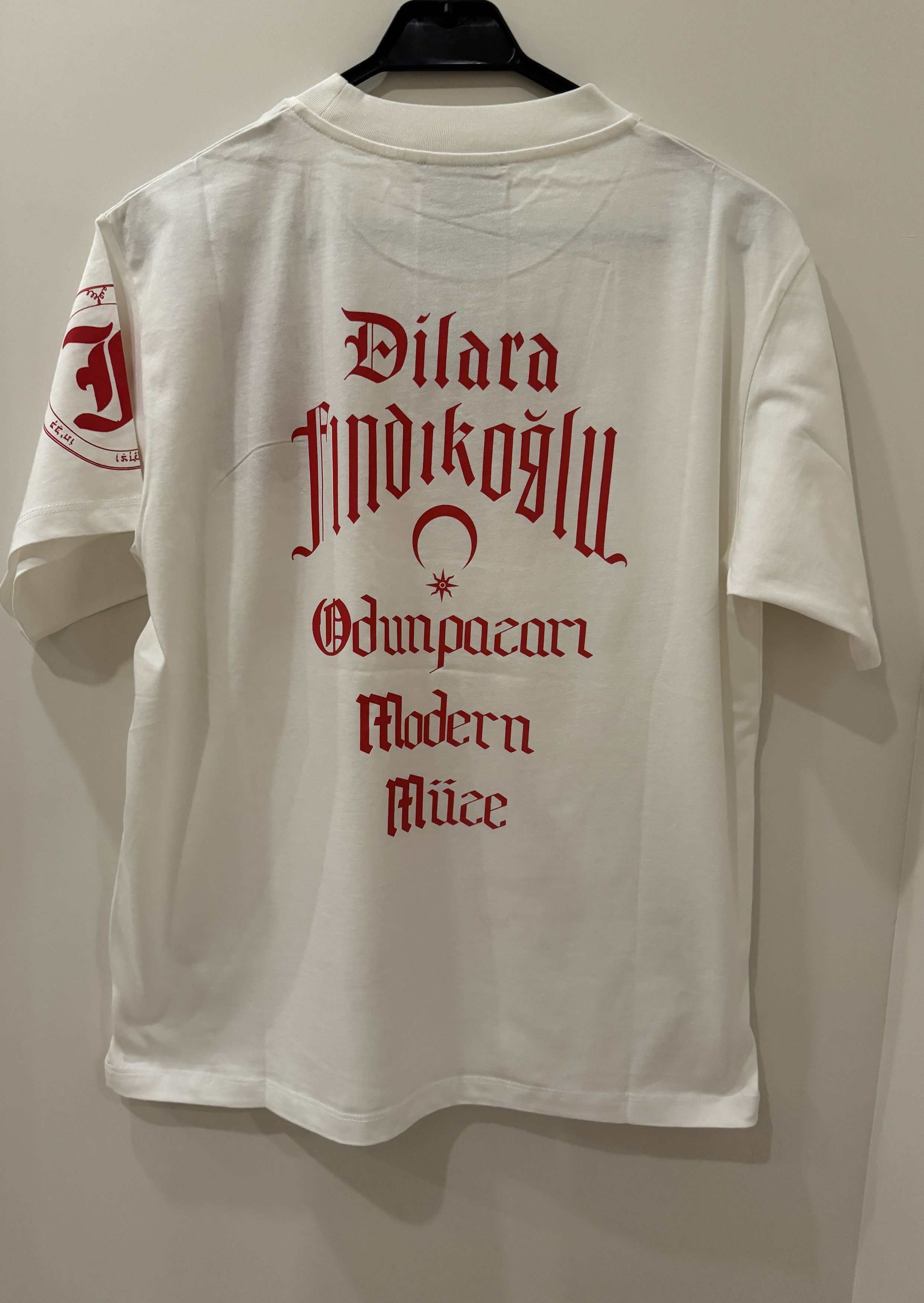 Dilara Findikoglu Dilara Findikoglu Unisex White Red Cybele Goddess Print Size US XL / EU 56 / 4 - 3 Thumbnail