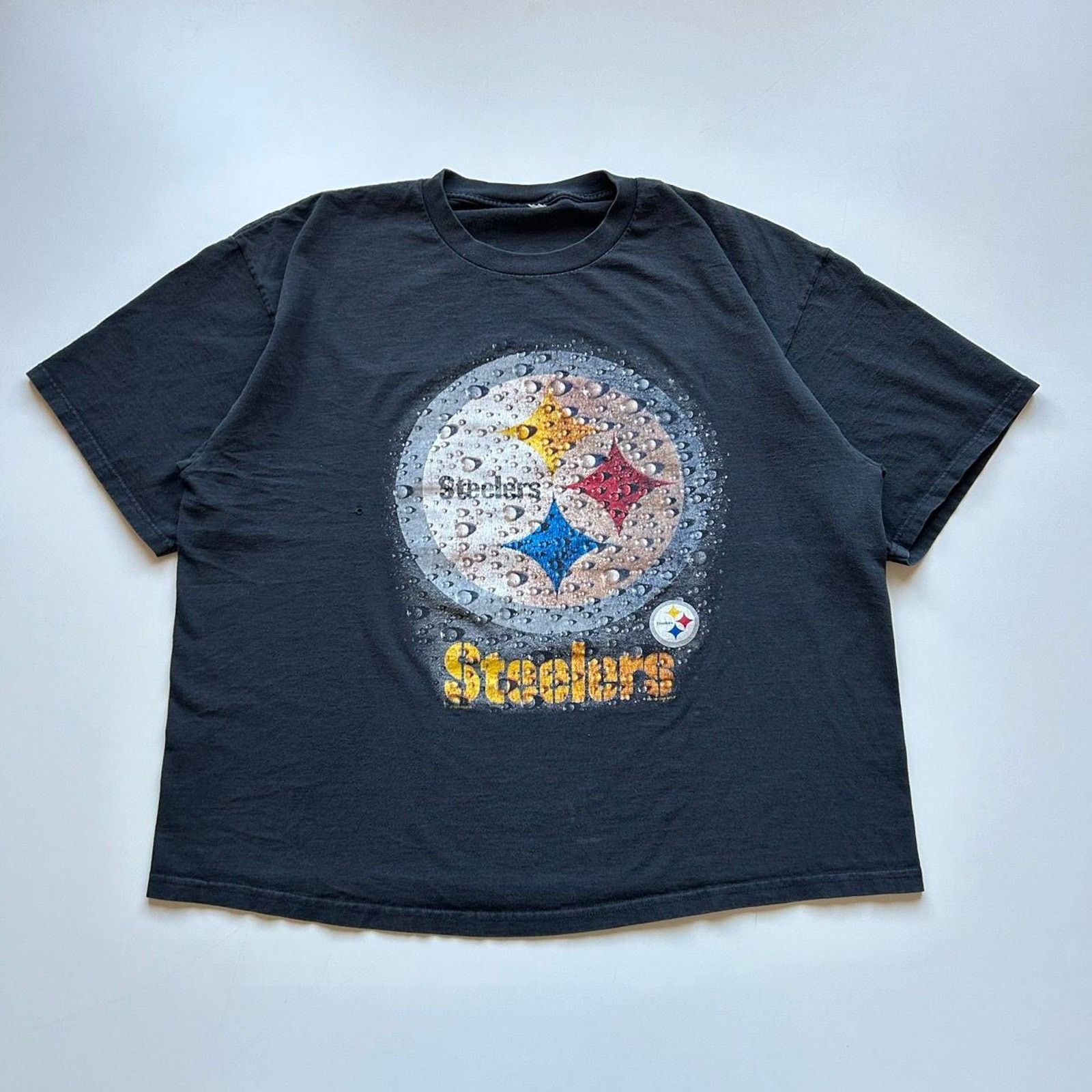 NFL Vintage 90s Pittsburgh Steelers NFL T Shirt 2XL Sun Faded Size US XXL / EU 58 / 5 - 1 Thumbnail