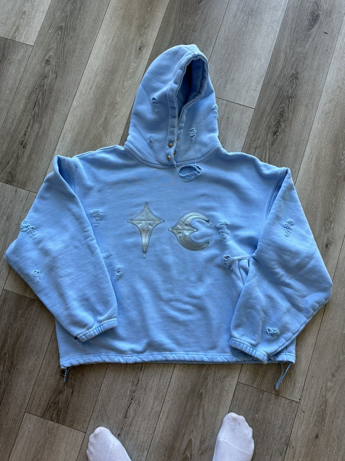 Thug Club Thug club hoodie size 3 blue busan edition | Grailed