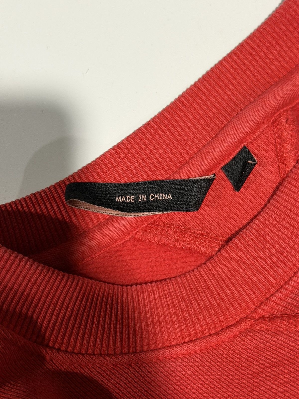 Entire Studios Entire Studios Red Cropped Cotton Jersey Sweatshirt S Size US S / EU 44-46 / 1 - 9 Thumbnail