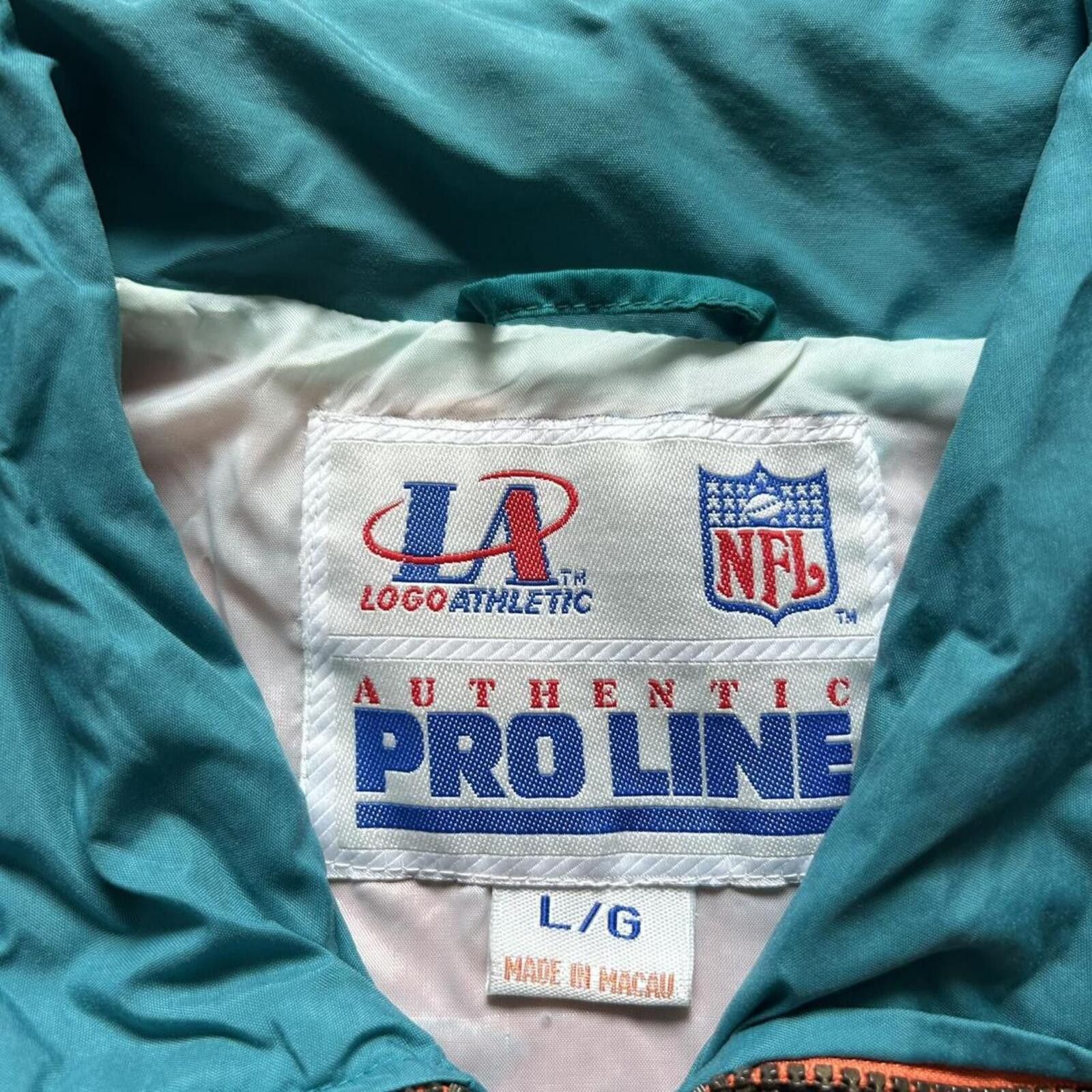 Other Vintage 90’s Miami Dolphins NFL Sharktooth Jacket Size L Size US L / EU 52-54 / 3 - 3 Thumbnail
