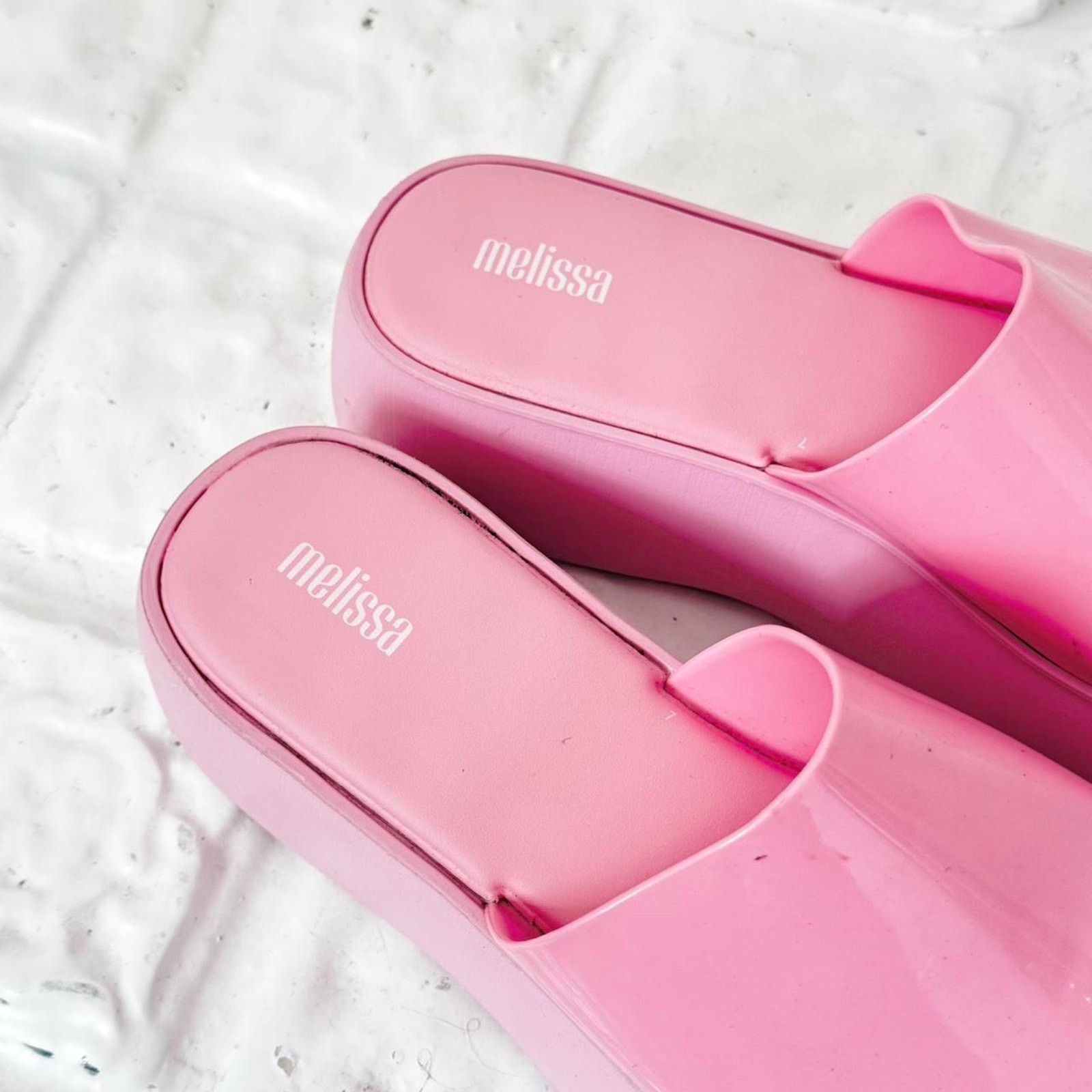 Melissa NEW melissa Becky pink platform slide sandals ✧ Size US 8 / IT 38 - 8 Thumbnail