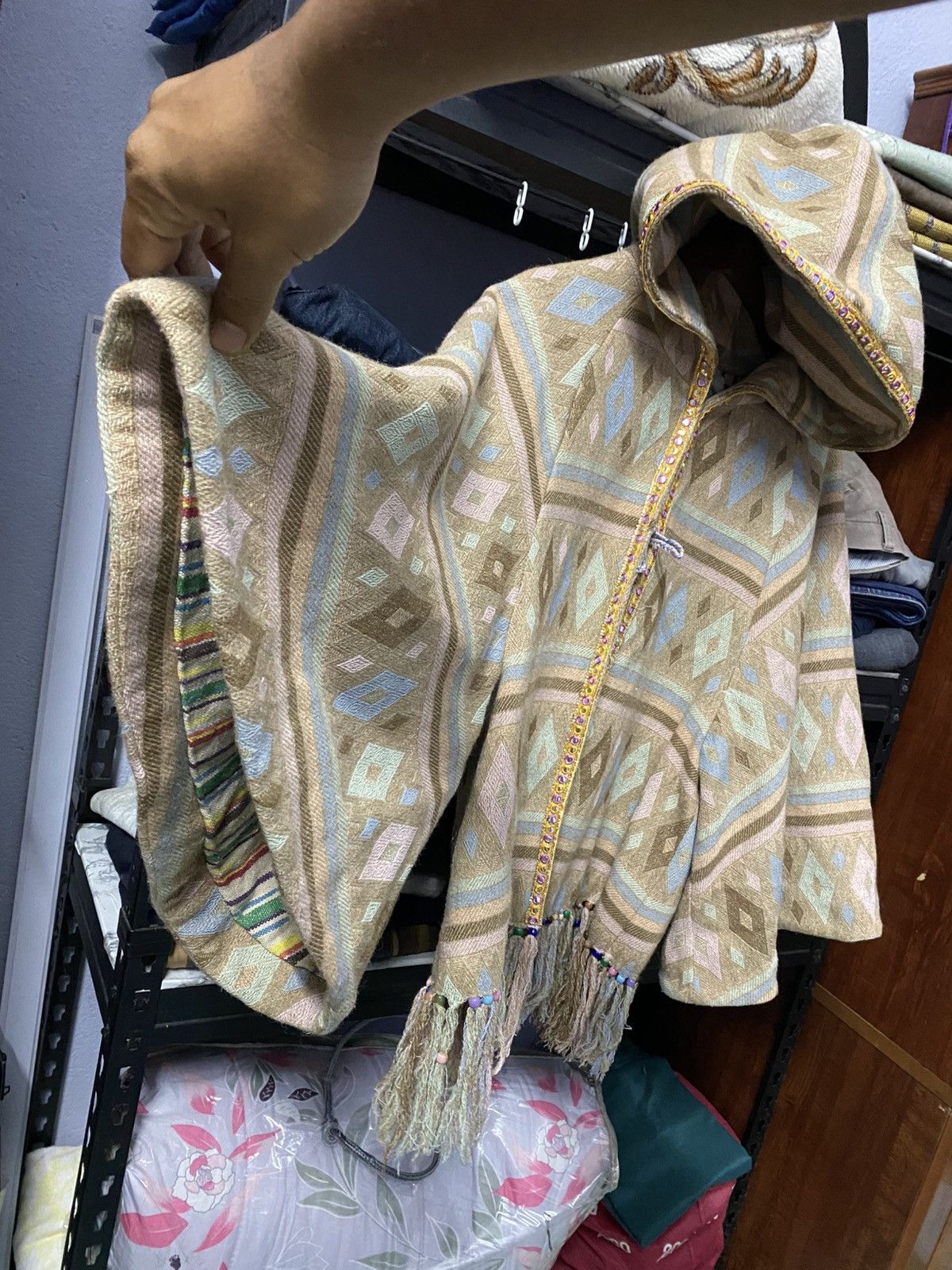 Japanese Brand Ponchos Navajo Neo Nadesico Size S / US 4 / IT 40 - 4 Thumbnail