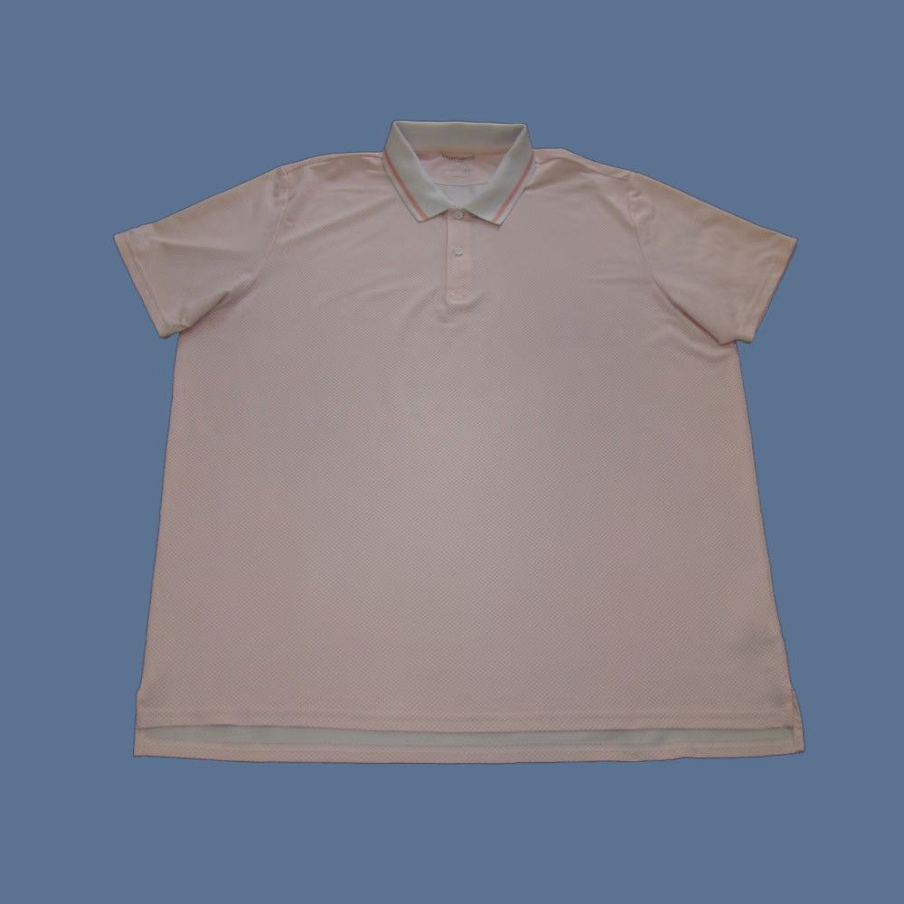 Bonobos Bonobos Polo Mens 2XL Short Sleeve Geometric Pink White Shirt Golf Regular Fit Size US XXL / EU 58 / 5 - 1 Thumbnail