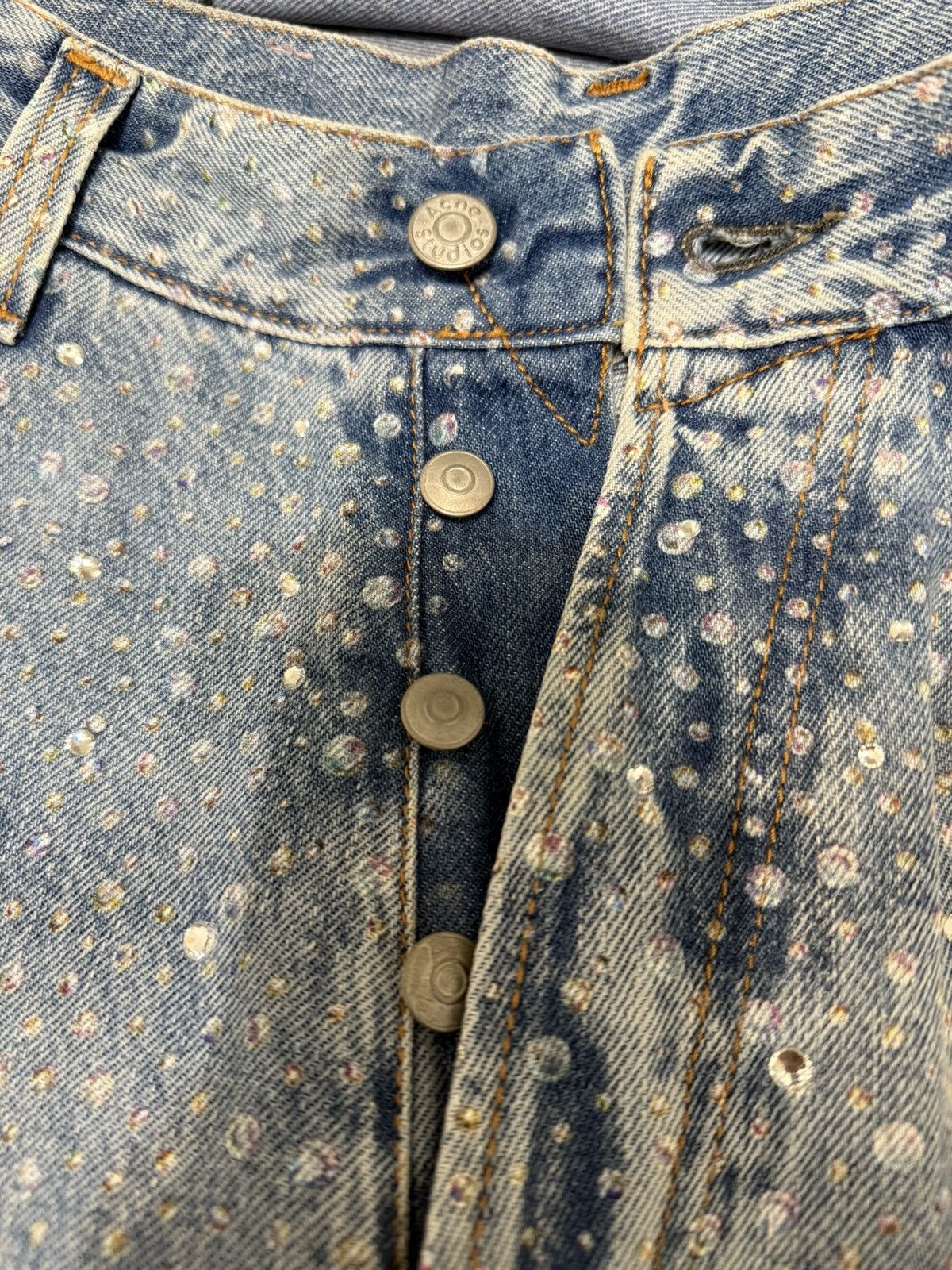 Acne Studios Acne Studios 2023F Vegas Rhinestone Jeans Size 26" / US 2 / IT 38 - 6 Thumbnail