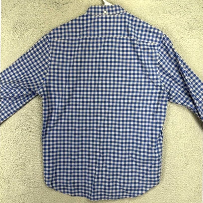 Bonobos Bonobos Shirt Mens Medium Blue Gingham Plaid Button Down Long Sleeve 100% Cotton Size US M / EU 48-50 / 2 - 3 Thumbnail