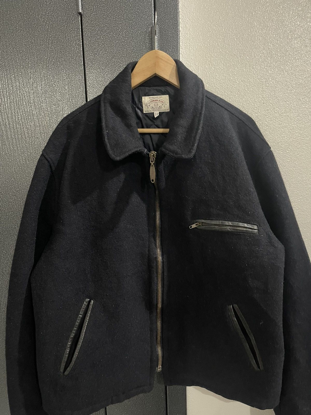 Giorgio Armani Vintage Armani Jeans Giorgio Armani Lampo Zip Jacket Size US XL / EU 56 / 4 - 4 Thumbnail