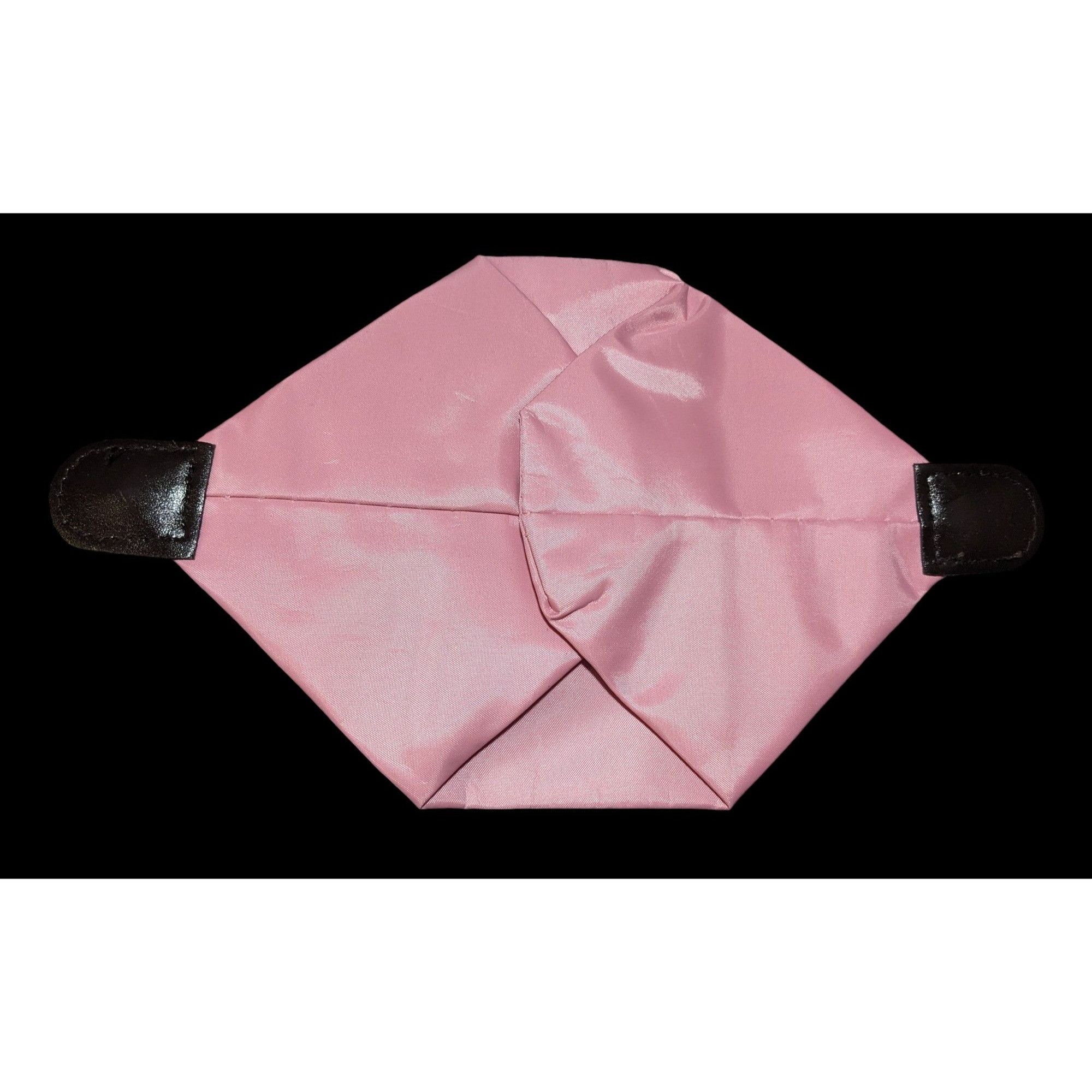 Other Pink And Brown Collapsible Zipper Cosmetic Bag Size ONE SIZE - 2 Thumbnail