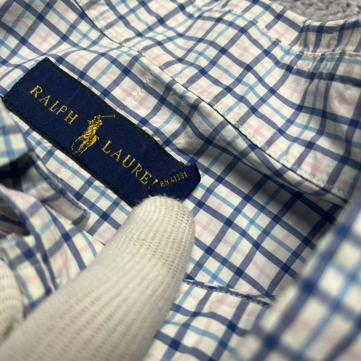 Polo Ralph Lauren × Vintage Ralph Lauren Checkered Shirt Button Down Short Sleeve Luxury Size US XXL / EU 58 / 5 - 5 Thumbnail