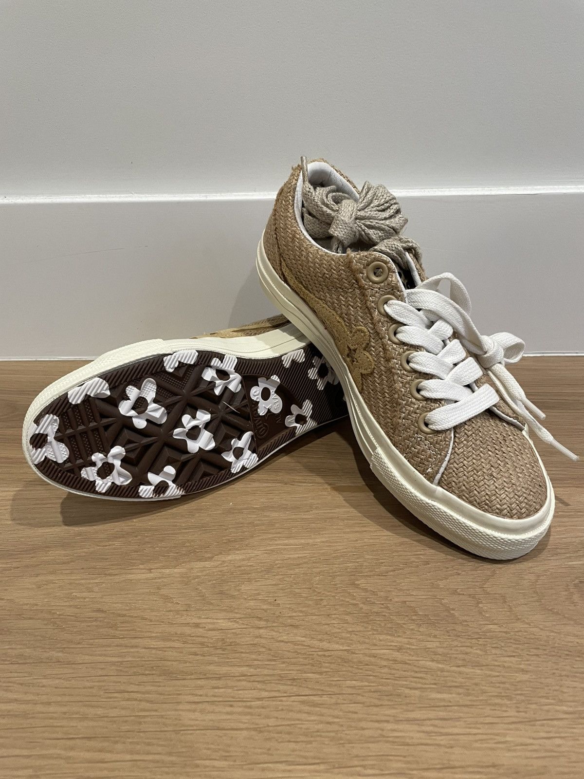 Converse Golf Wang Golf le Fleur Golf le Fleur x Converse One Star Burlap Grailed