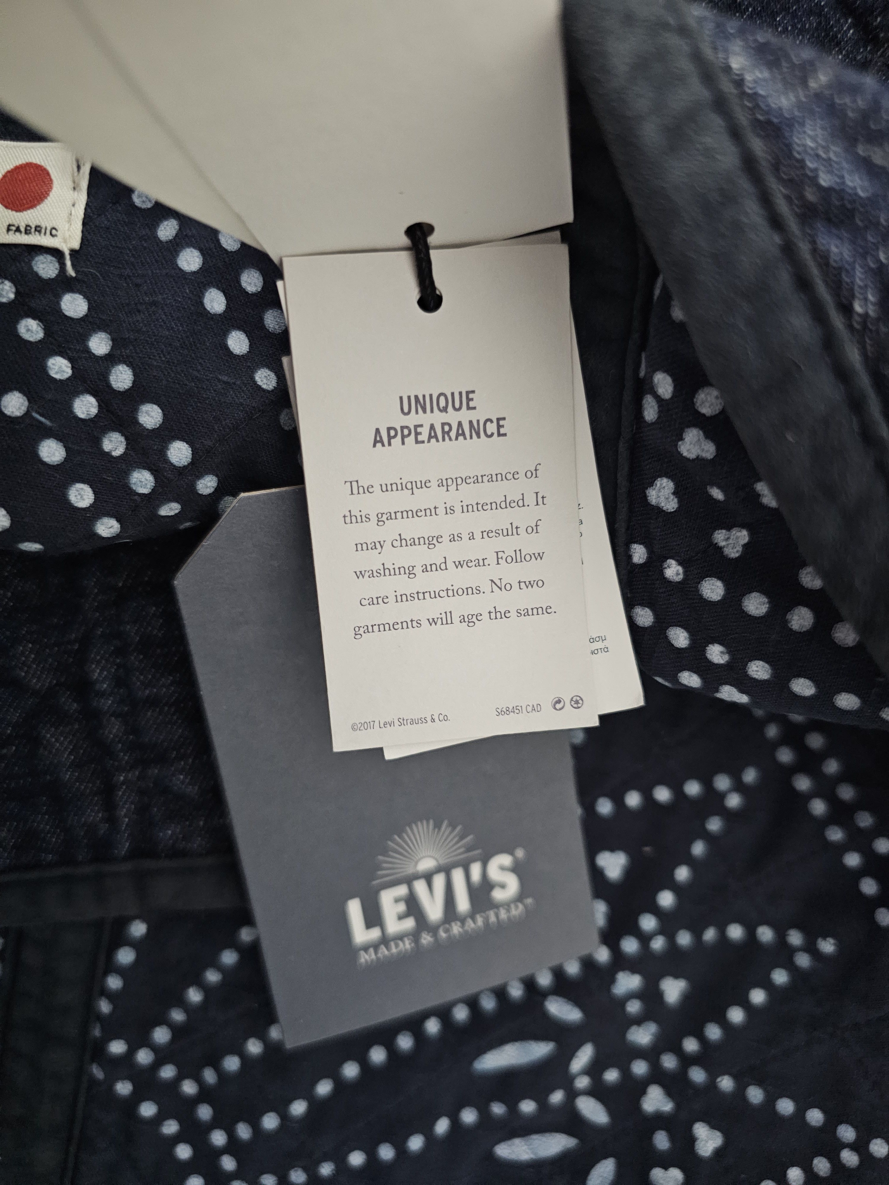 Levi's Made & Crafted 498$ Levi's Made & Crafted Denim Quilted Jacket Japanese S Size US S / EU 44-46 / 1 - 11 Thumbnail