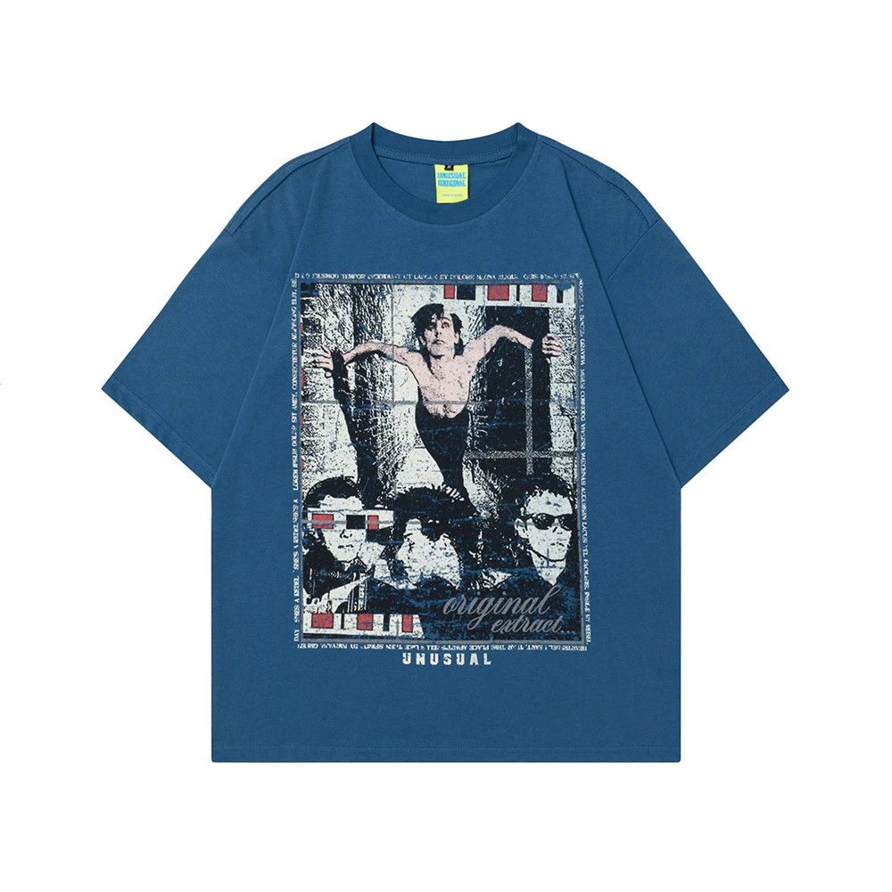 Vintage Men's casual high street distressed character print T-shirt Size US M / EU 48-50 / 2 - 1 Thumbnail