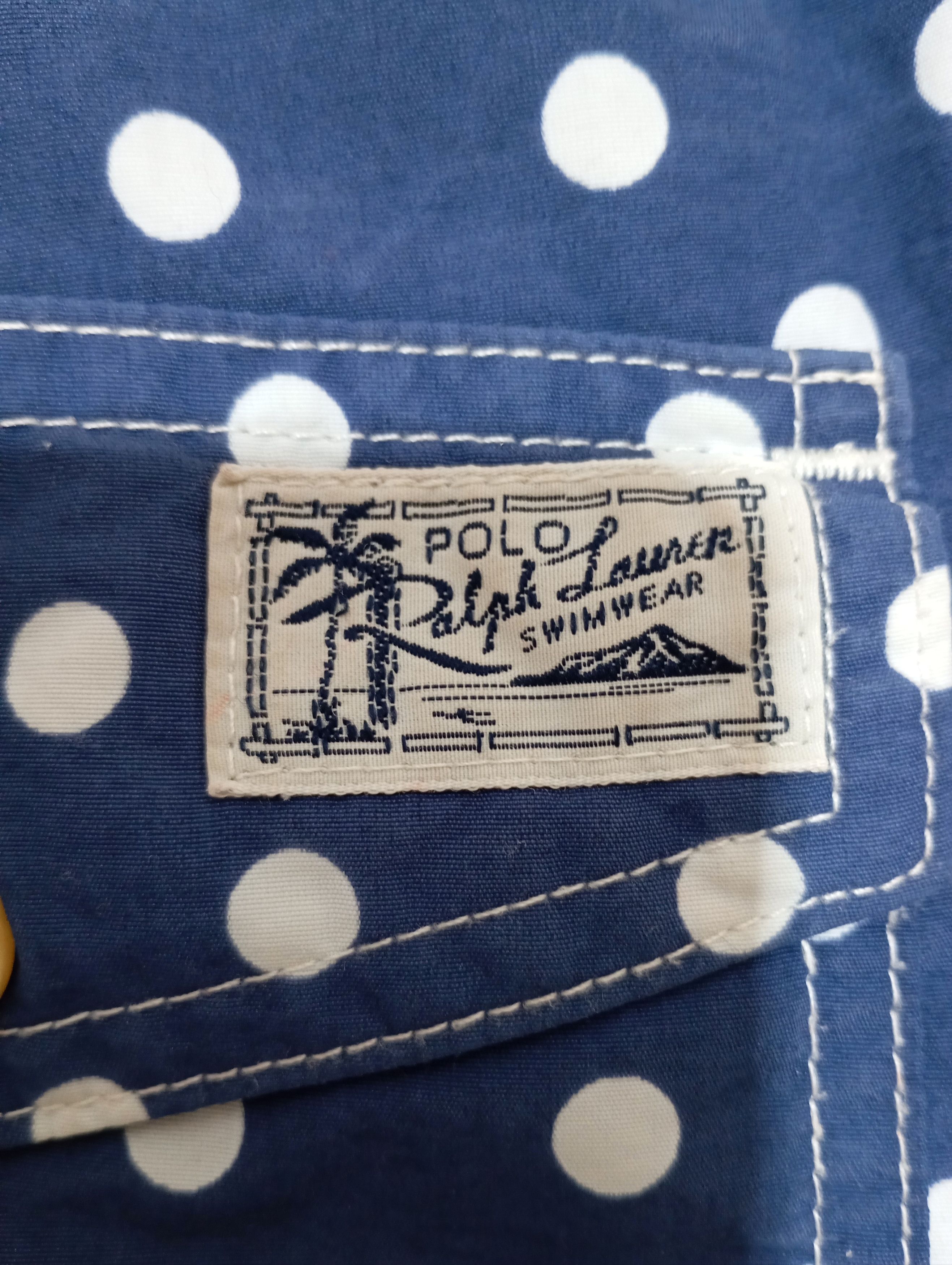 Polo Ralph Lauren × Ralph Lauren × Vintage Polo Ralph Lauren Luxury Swim Beach Shorts M Size US 32 / EU 48 - 6 Thumbnail