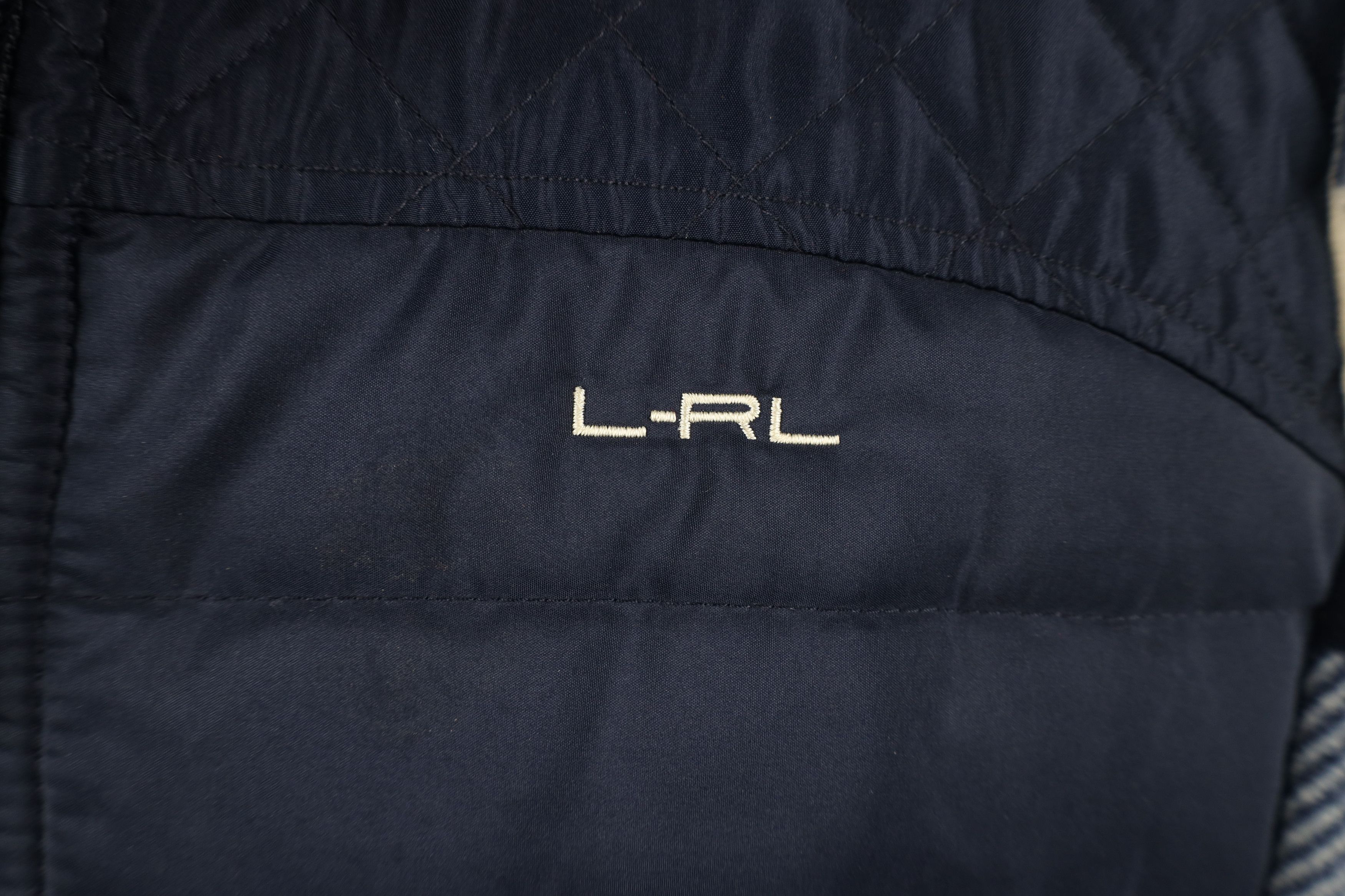 Ralph Lauren × Vintage Vintage 90s Ralph Lauren Quilted Fleece Full Zip Jacket Size L / US 10 / IT 46 - 4 Thumbnail