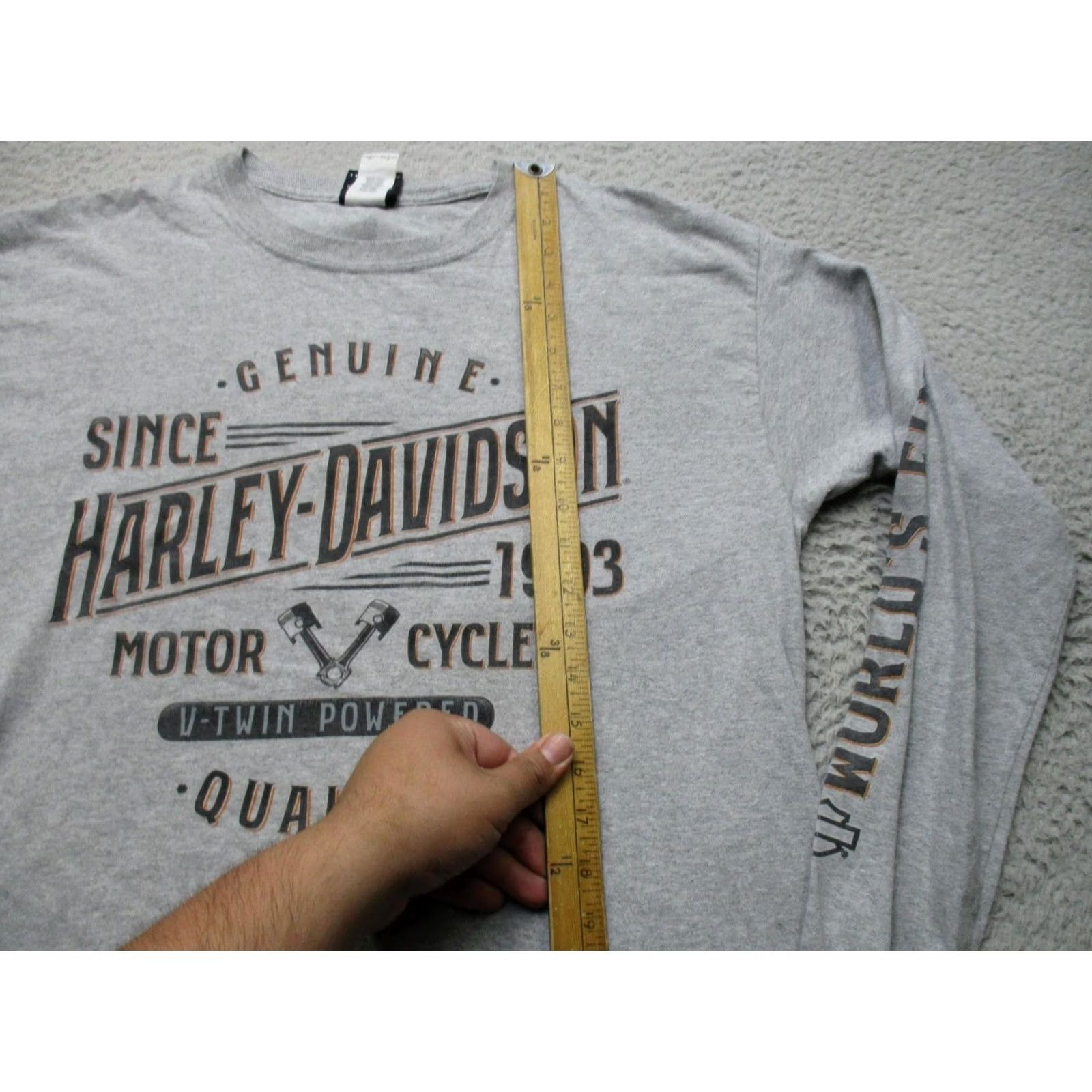 Harley Davidson Harley Davidson Shirt Mens L Long Sleeve Graphic Tee Three Rivers Pittsburgh Size US L / EU 52-54 / 3 - 3 Thumbnail
