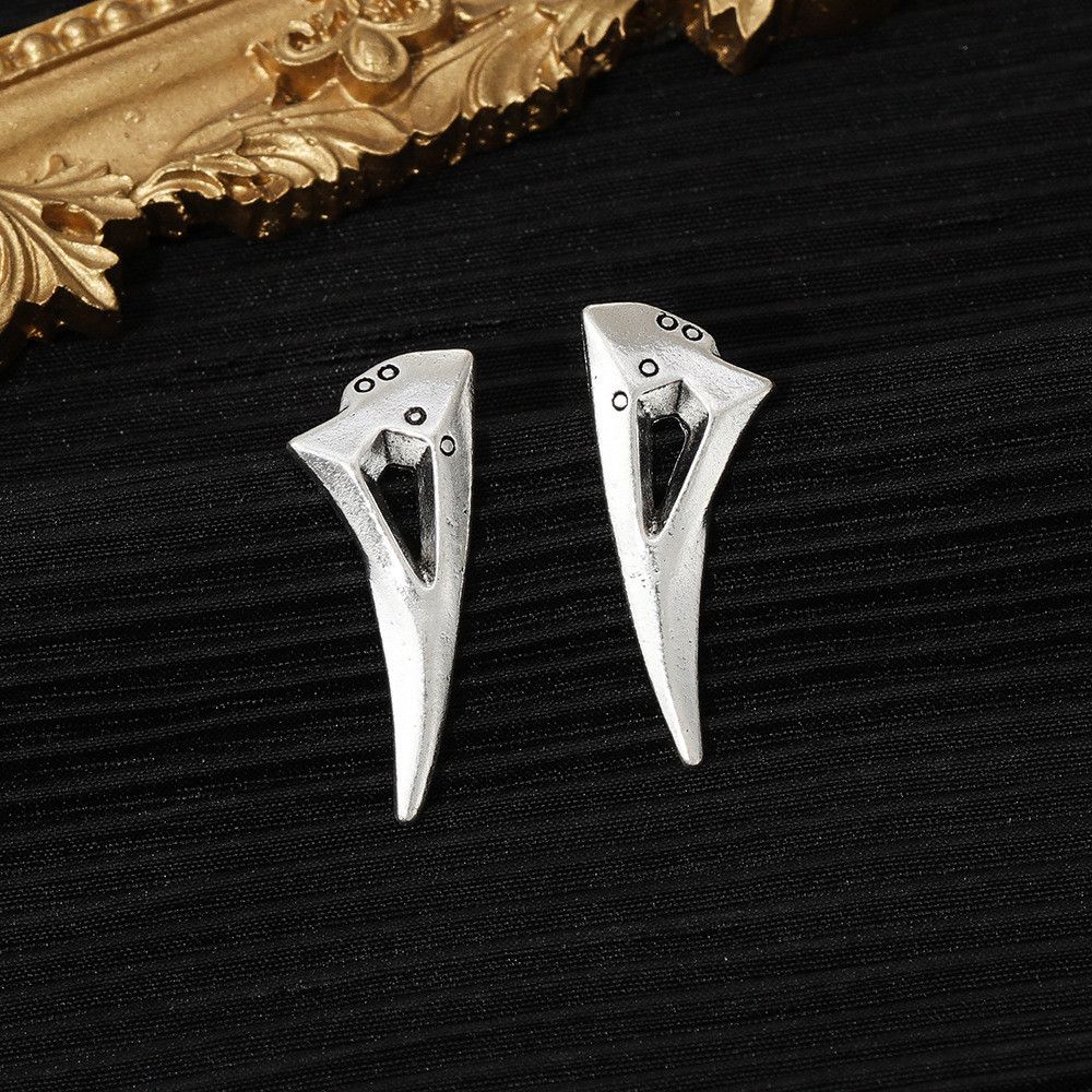 Jewelry Matchless Earrings One Pairs Chrome Jewelry Size ONE SIZE - 2 Thumbnail