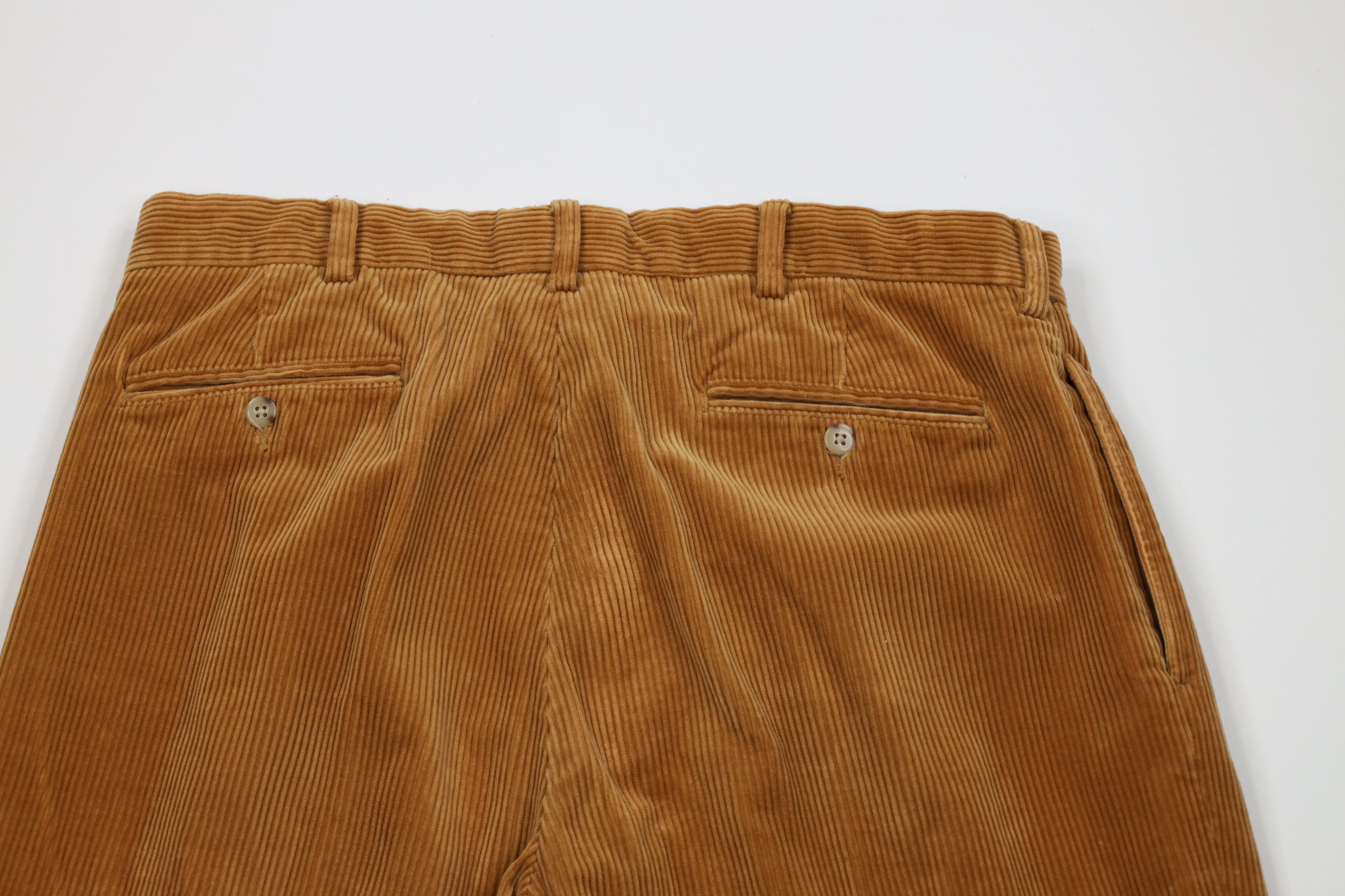 Ralph Lauren Vintage 90s Ralph Lauren Heavy Wide Leg Corduroy Pants Size US 34 / EU 50 - 12 Thumbnail