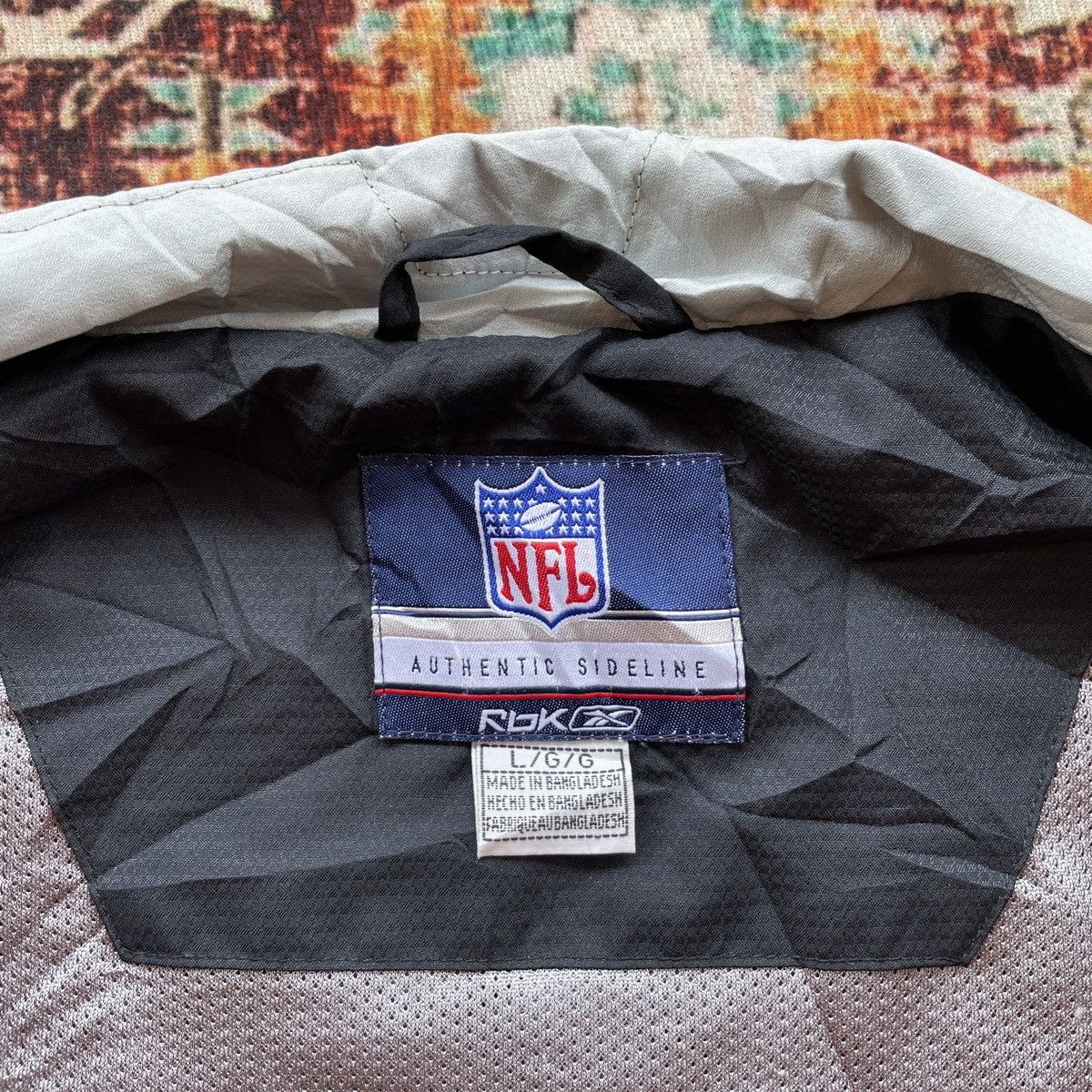 NFL × Reebok Vintage NFL REBOOK RAIDERS WINDBREAKER Size US L / EU 52-54 / 3 - 8 Thumbnail