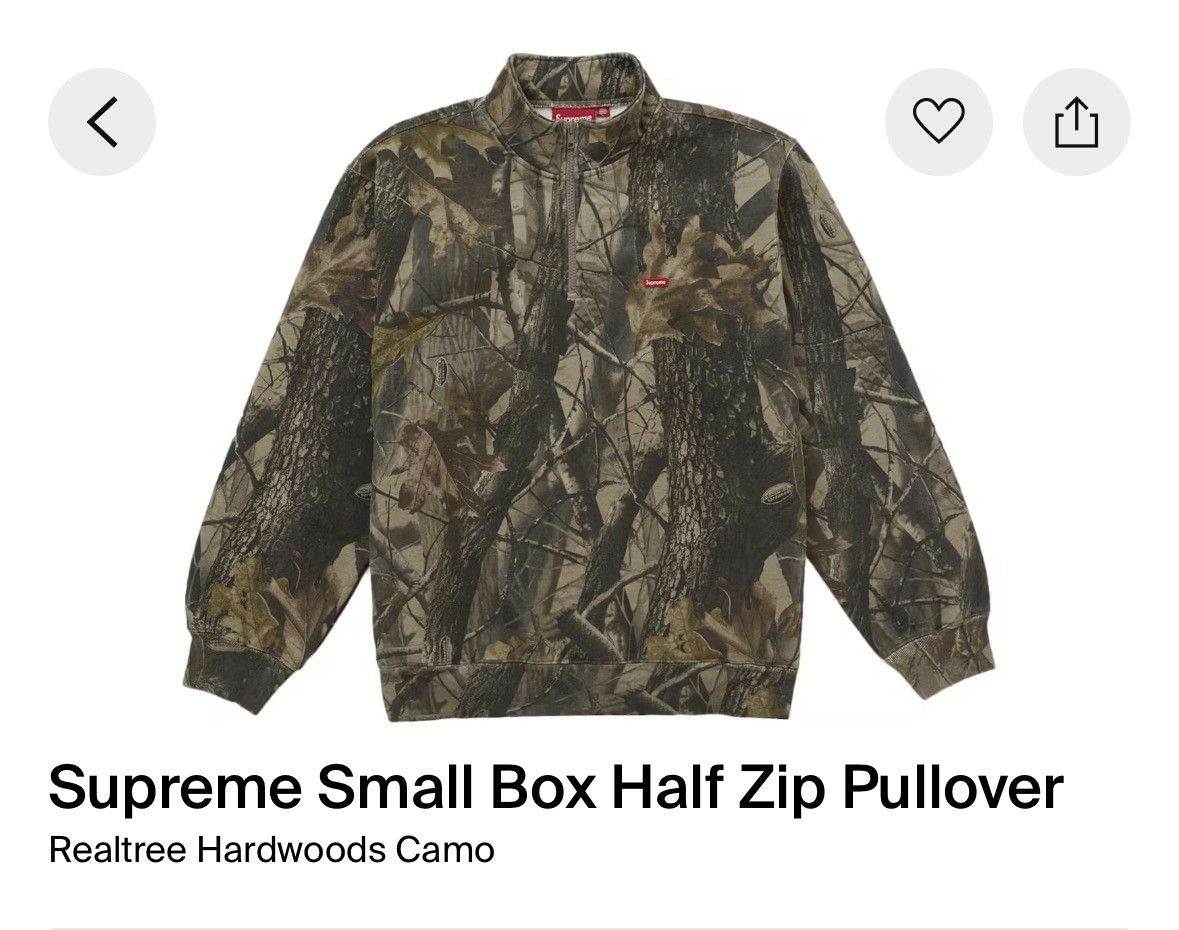 ジャケット・アウター Supreme Small Box Half Zip Pullover Supreme Small Box Half Zip Pullover (SS25) - $148