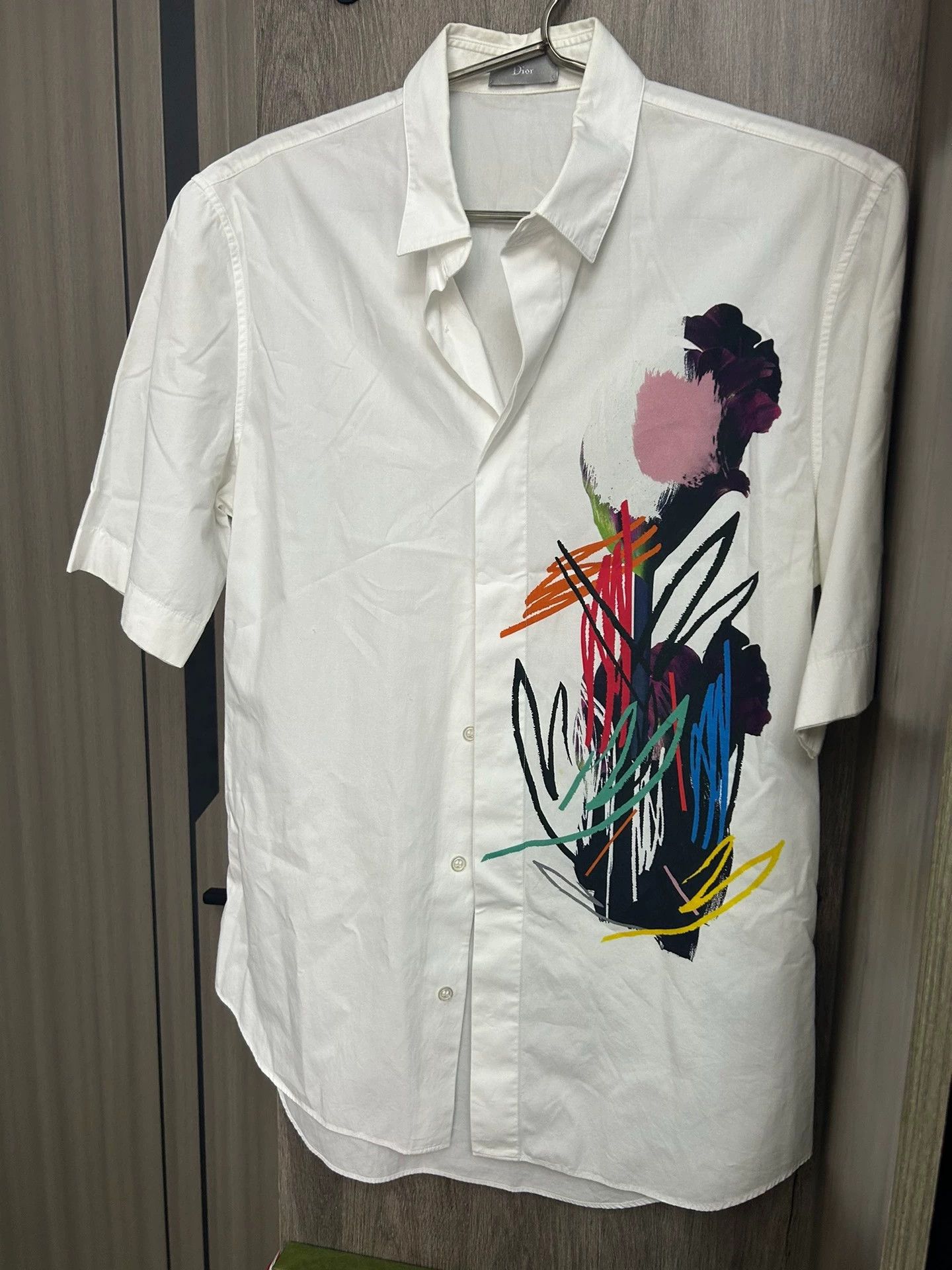 Dior Dior Men's Logo Short Shirts 38 S Size US S / EU 44-46 / 1 - 1 Thumbnail