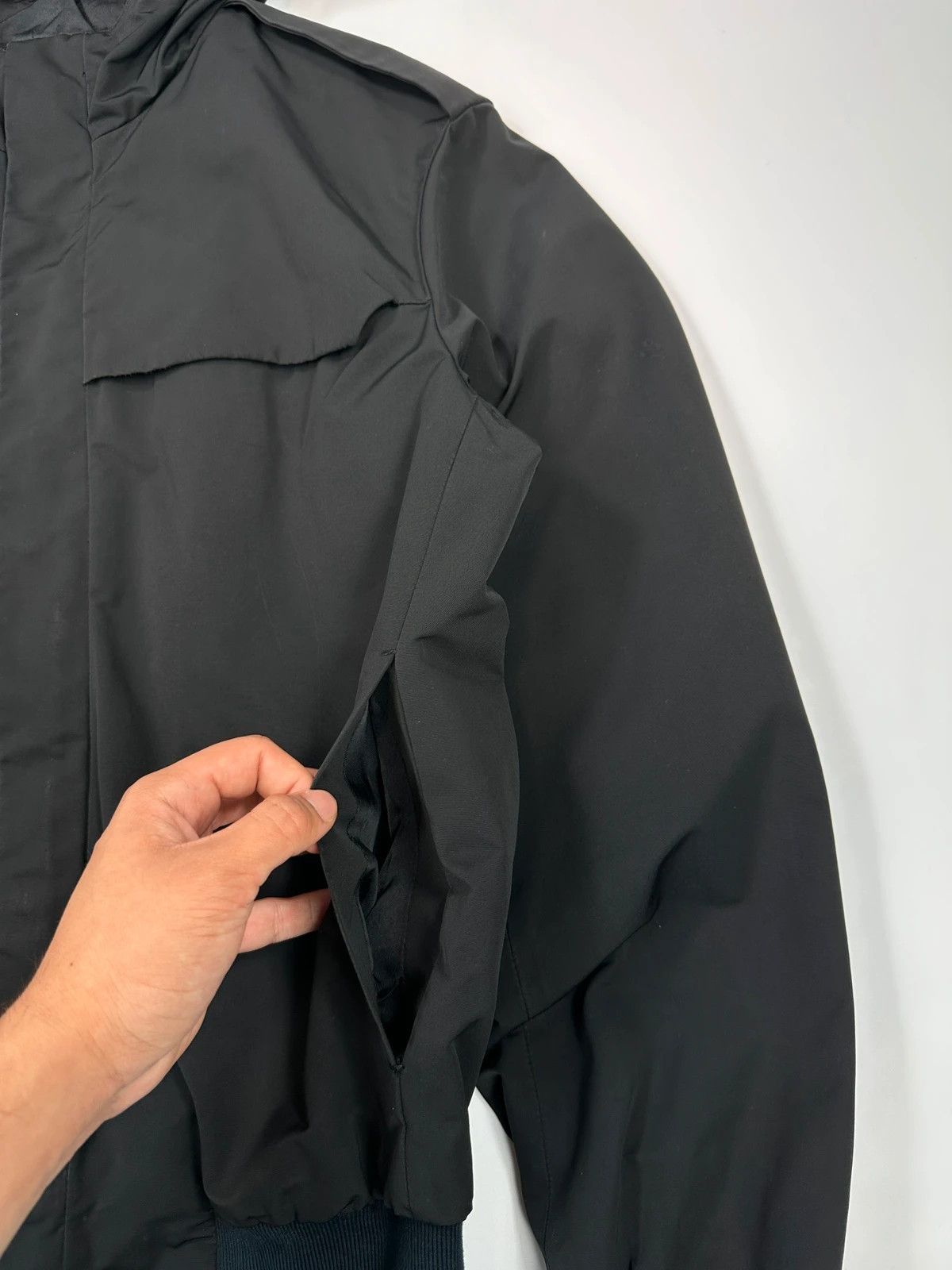 Prada Prada Milano FW07 Technical Waterproof Black Hooded Jacket Size US M / EU 48-50 / 2 - 4 Thumbnail