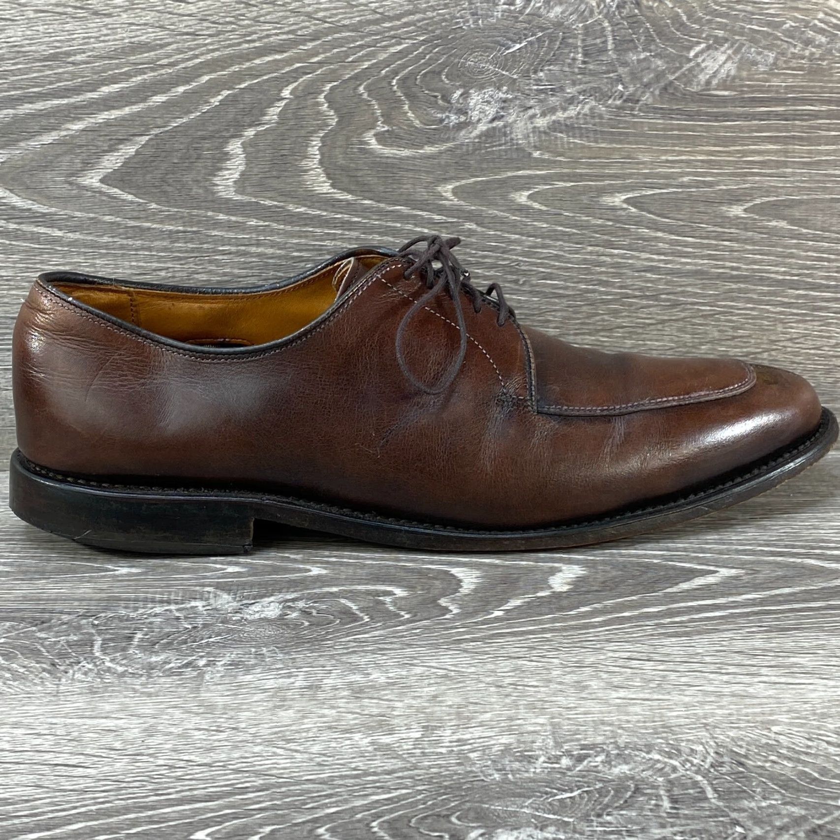 Allen Edmonds Allen Edmonds DELRAY Dress Oxford Brown Leather Mens 9.5 D Size US 10 / EU 43 - 2 Thumbnail