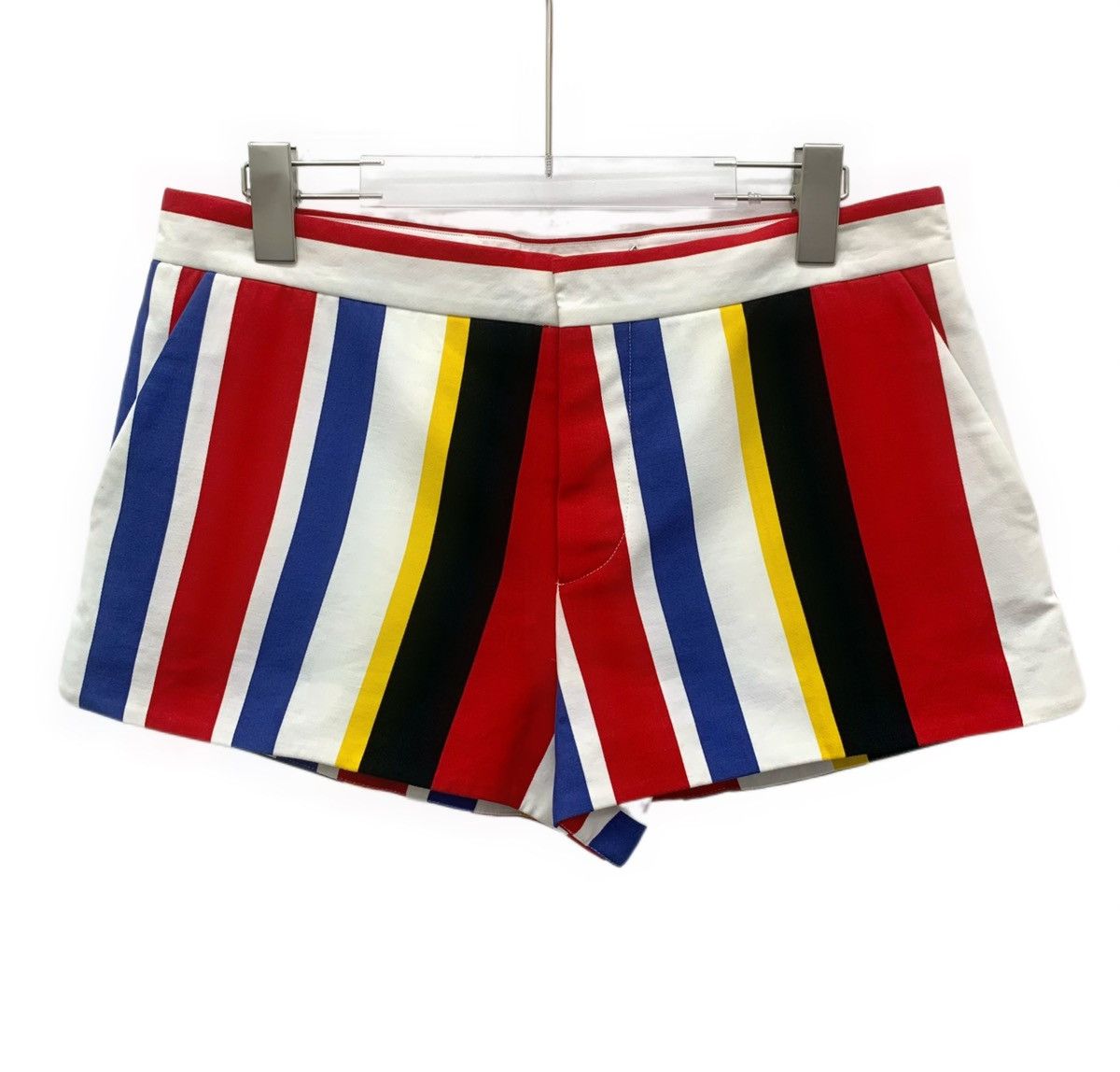 Marni Marni Color-blocked Striped Cotton Casual Shorts K26WX Size 28" / US 6 / IT 42 - 1 Thumbnail