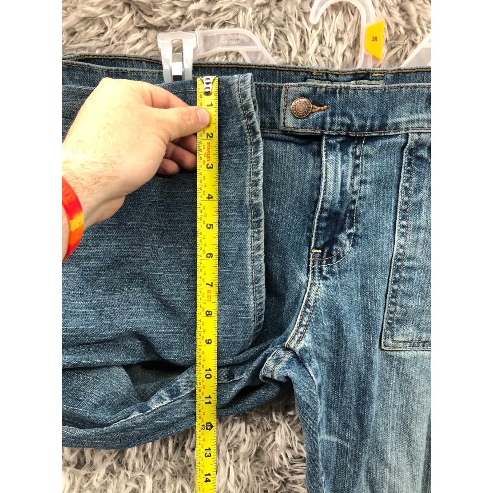 Old Navy Old Navy Jeans Womens Regular Bootcut Dark Wash Denim Stretch Size 14 Size 36" / US 14 / IT 50 - 4 Thumbnail