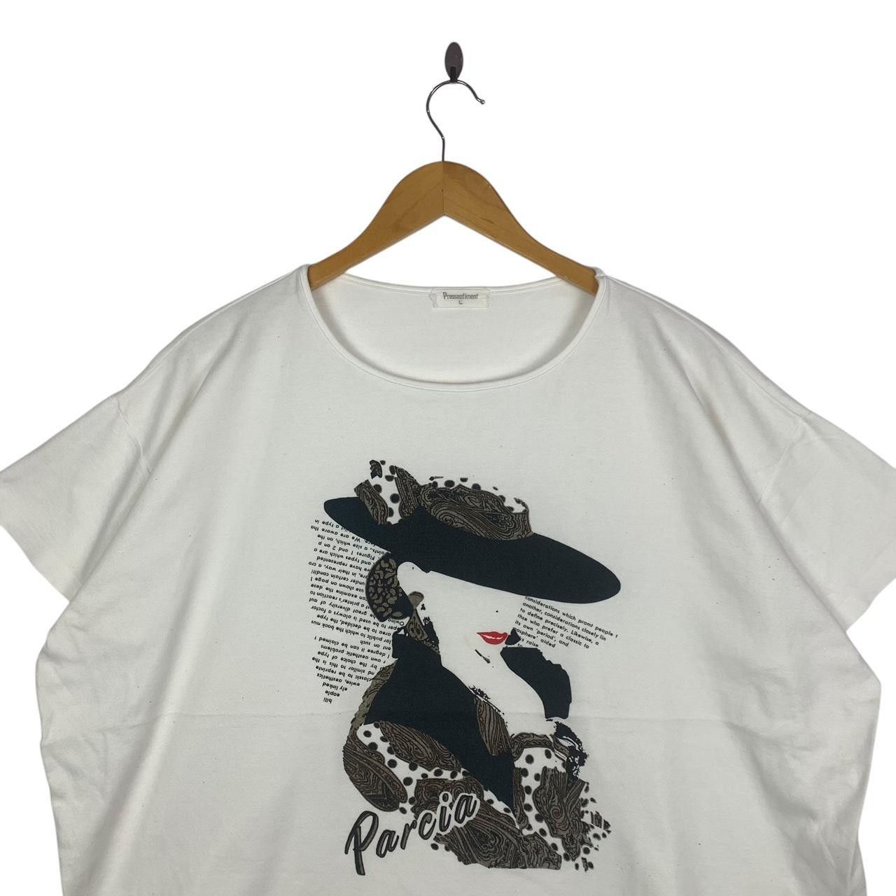 Vintage Vintage PRESSENTIMENT PARCIA PARIS Tee Shirt Size US L / EU 52-54 / 3 - 2 Thumbnail
