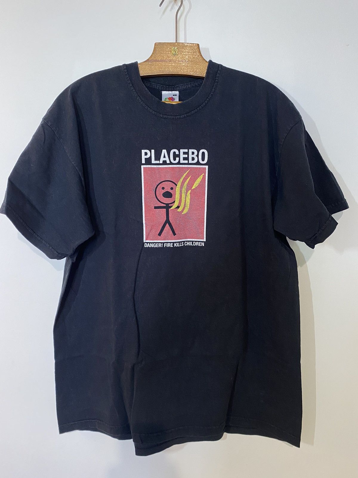 Band Tees Vintage shirt Placebo early 00s shirt danger fire kills Size US XL / EU 56 / 4 - 1 Thumbnail