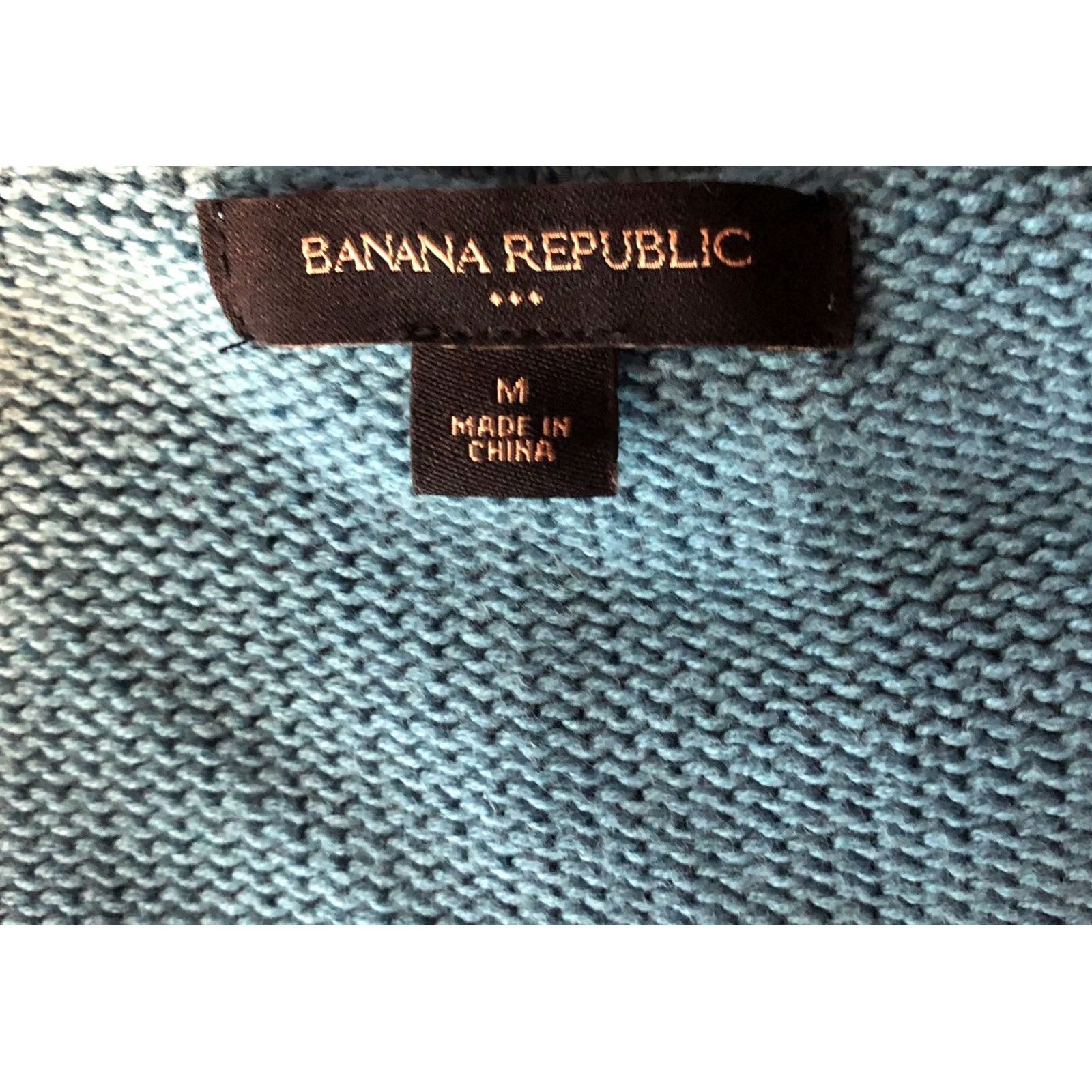 Banana Republic Banana Republic Sweater Hoodie M Blue Pullover Deep V-Neck 3/4 Sleeves Beach Size M / US 6-8 / IT 42-44 - 4 Thumbnail