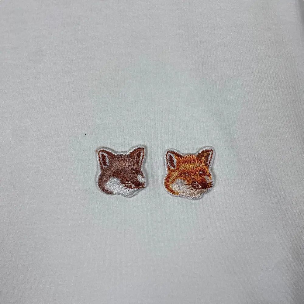 Maison Kitsune MAISON KITSUNE Basic Tee Shirt Small Size Made In Portugal Size US S / EU 44-46 / 1 - 3 Thumbnail