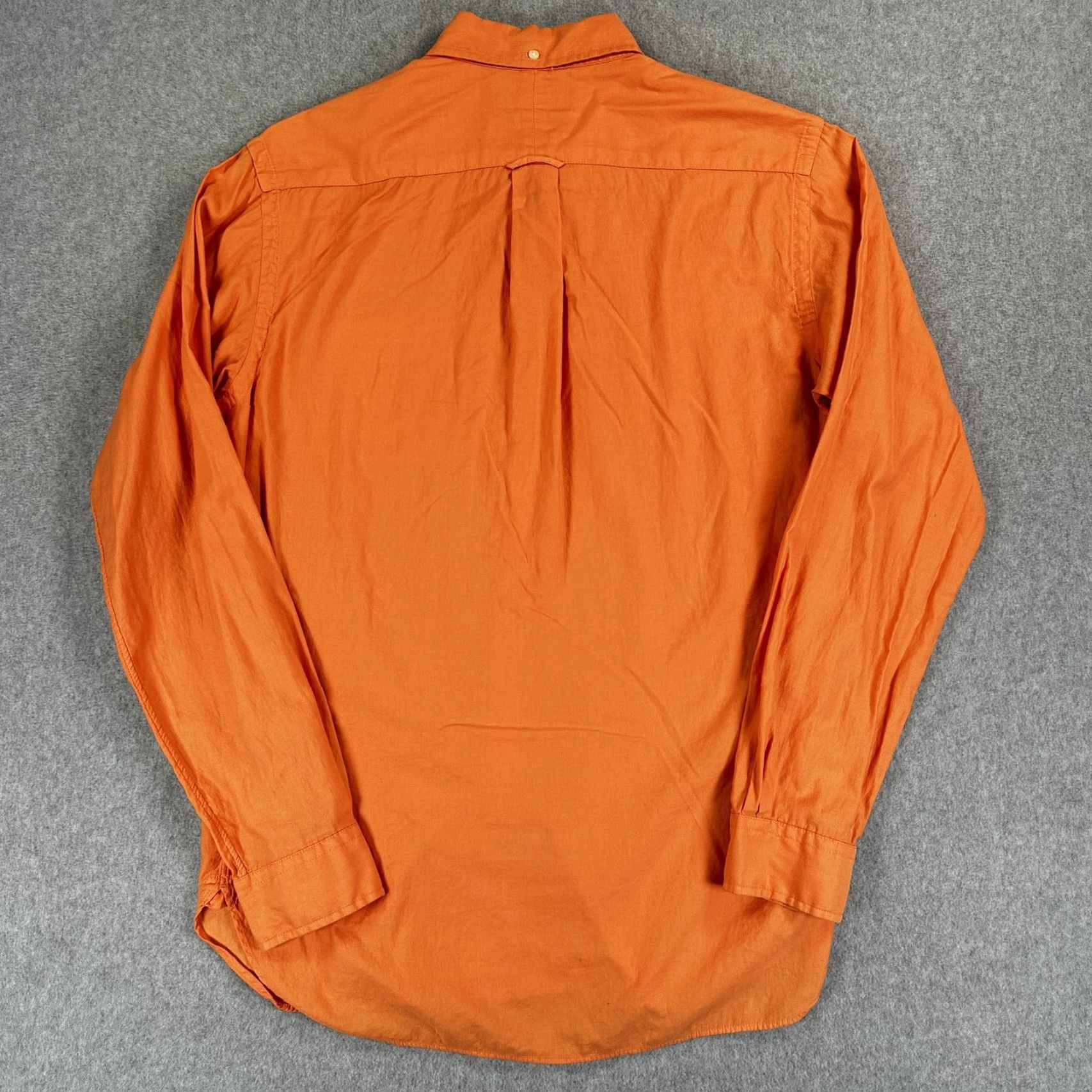 Ralph Lauren Ralph Lauren Shirt Mens M Orange Solid Button-Up Long Sleeve Custom Fit Casual Size US M / EU 48-50 / 2 - 7 Thumbnail