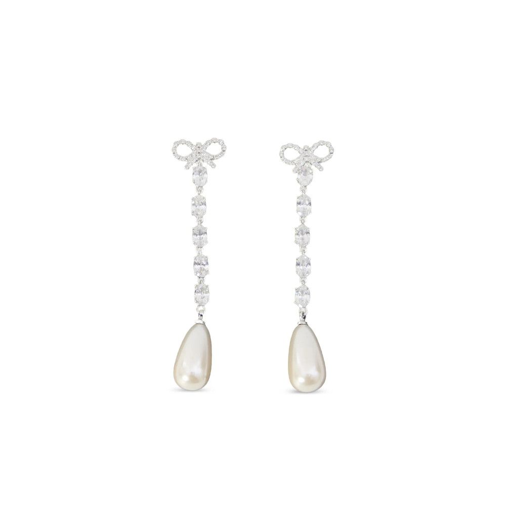 Self-Portrait Self-portrait SILVER Earrings Size ONE SIZE - 1 Thumbnail