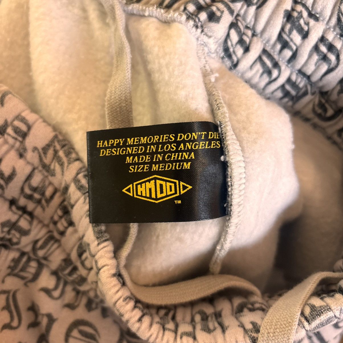 HMDD HMDD Old English Grey Sweatpants Size US 34 / EU 50 - 5 Thumbnail