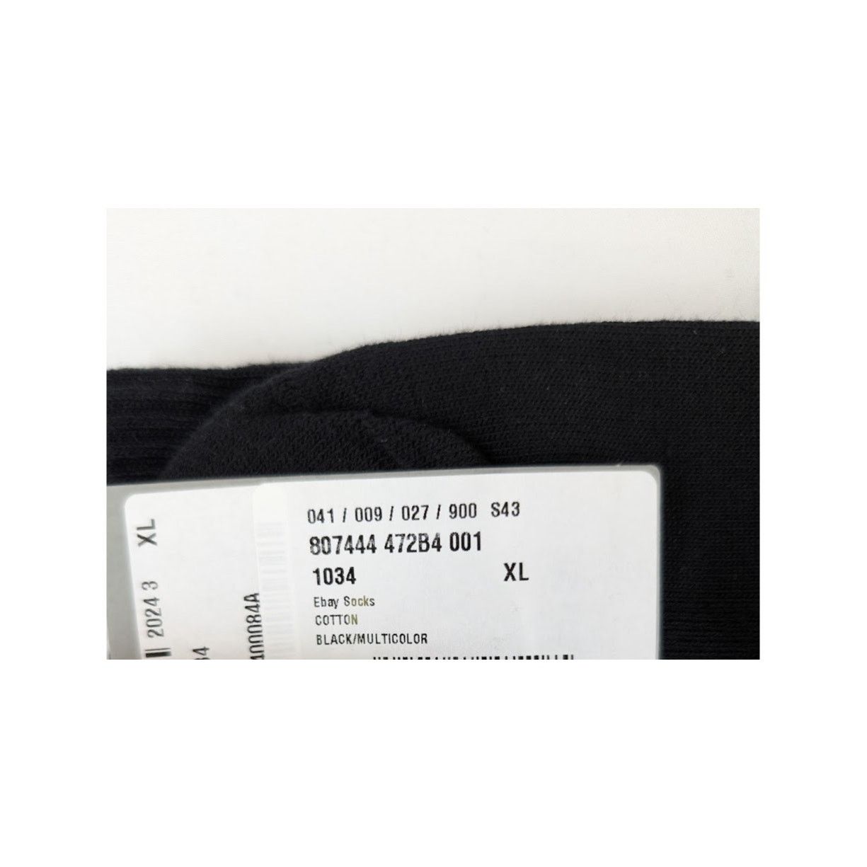 Balenciaga o1rshd1 Size: XL / Cotton Ebay Socks in Black/Multicolor Size ONE SIZE - 11 Thumbnail