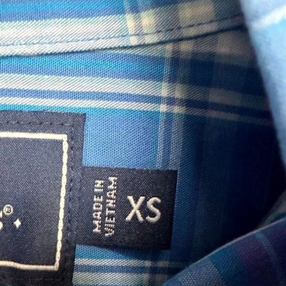 Vineyard Vines Vineyard Vines Button Down Shirt Adult XS Whale Blue Pink Tartan Plaid Slim Mens Size US XS / EU 42 / 0 - 5 Thumbnail