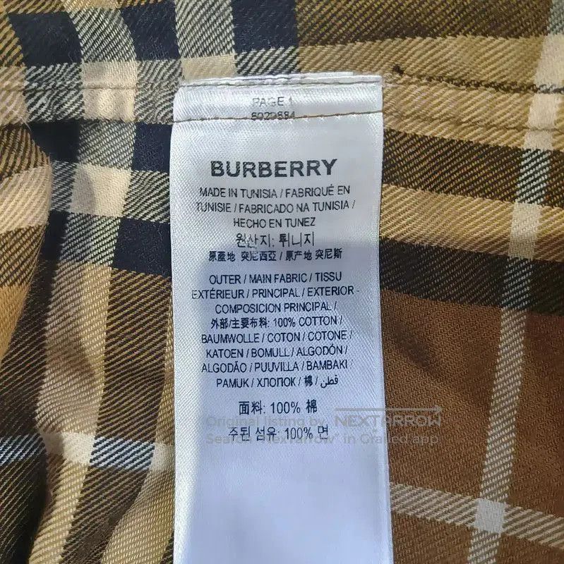 Burberry Burberry Women's Color Block Cotton Shirt. Size S / US 4 / IT 40 - 5 Thumbnail