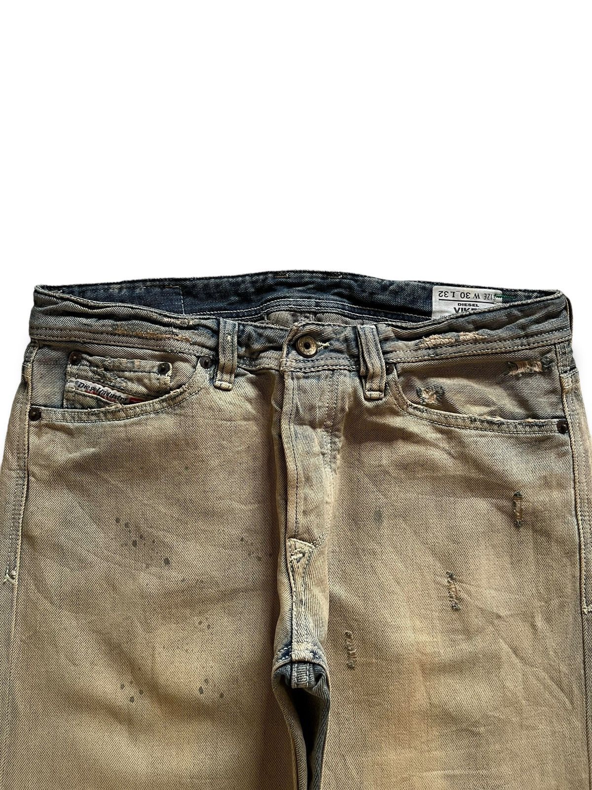 Diesel × Diesel Black Gold Vintage Diesel Viker Rusty Wash Distressed Loose Jeans Size US 32 / EU 48 - 4 Thumbnail