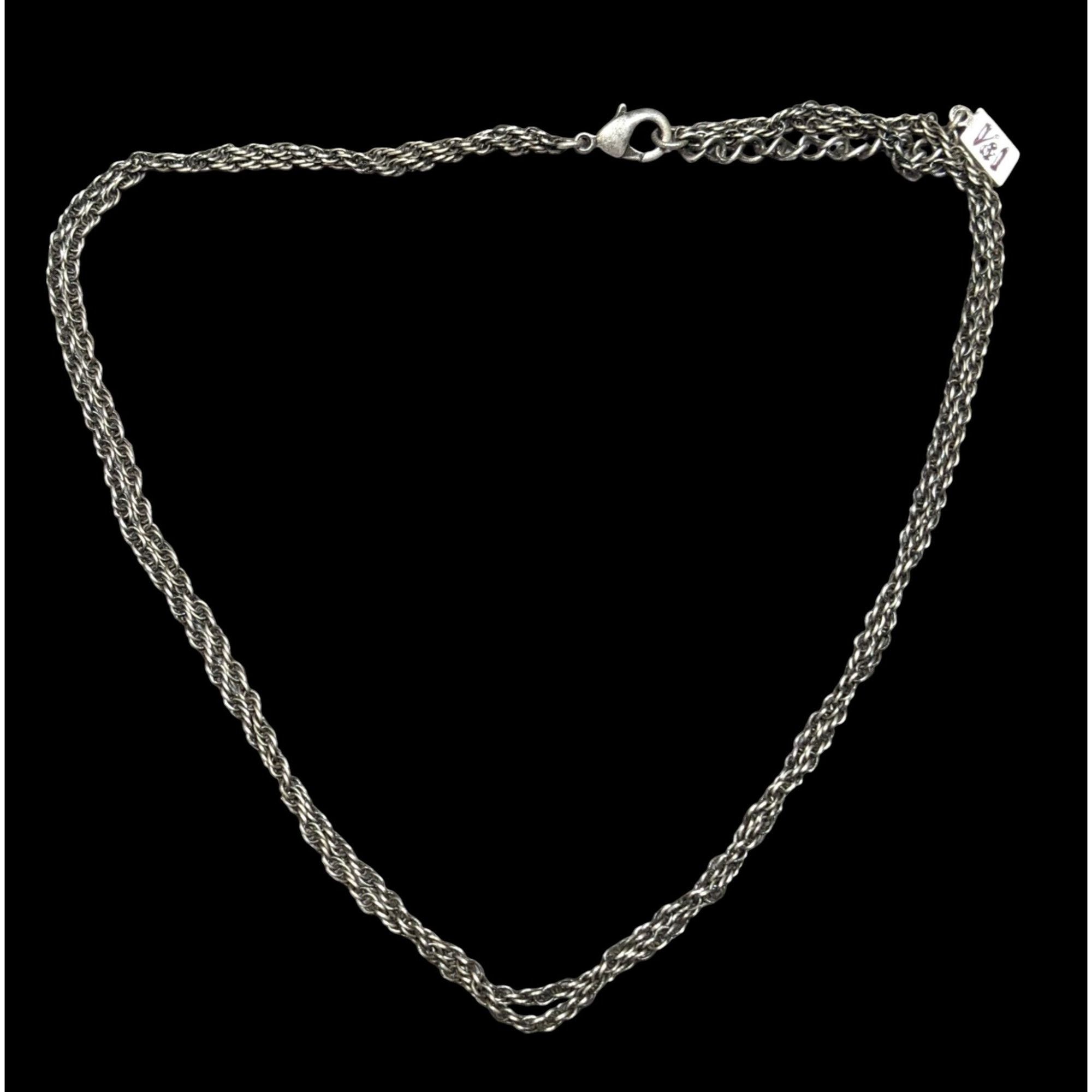 Other V&I Casual Layered Silver Tone Chain Necklace Size ONE SIZE - 1 Thumbnail