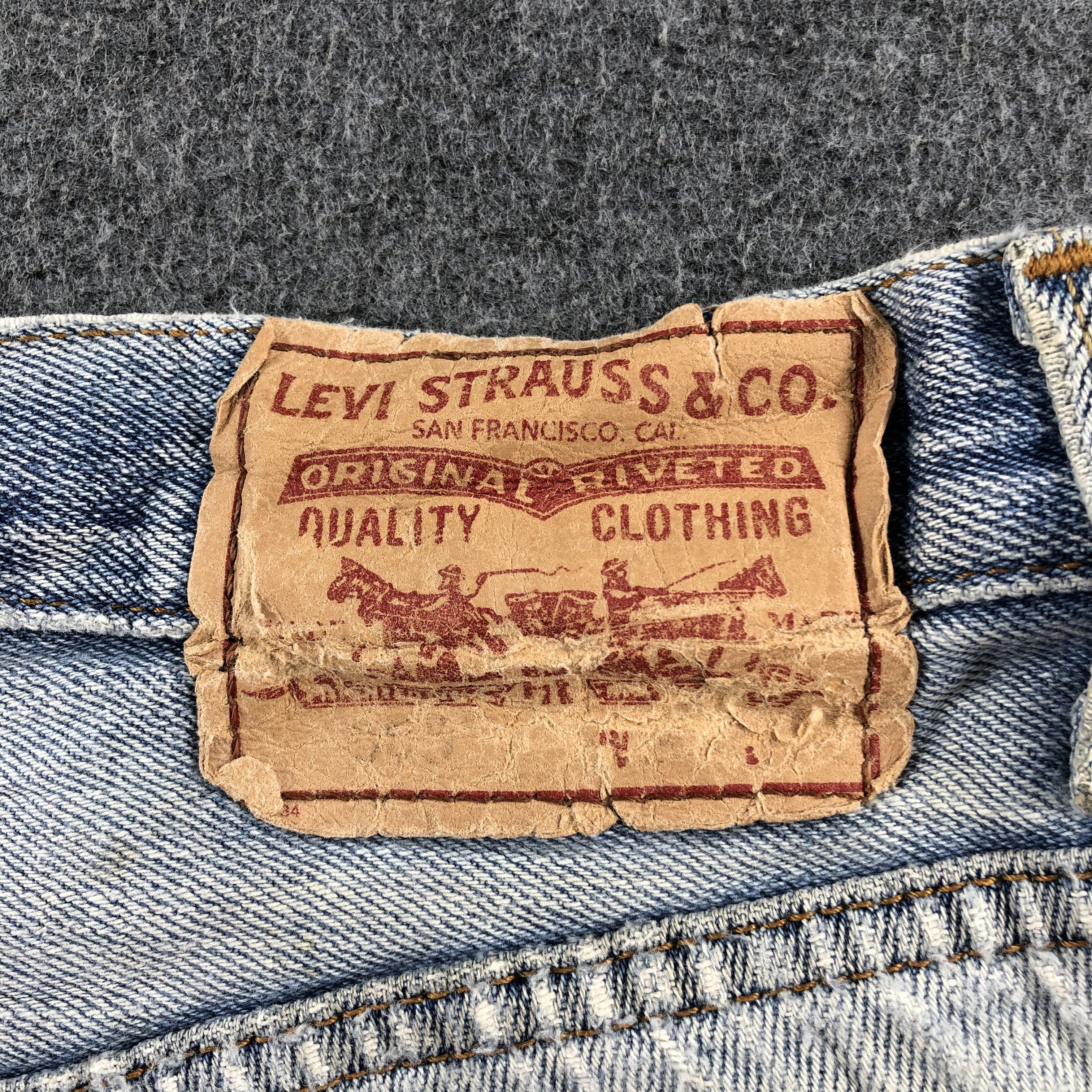 Levi's Vintage Light Wash Levis 505 Jeans-J2482 Size US 33 - 5 Thumbnail