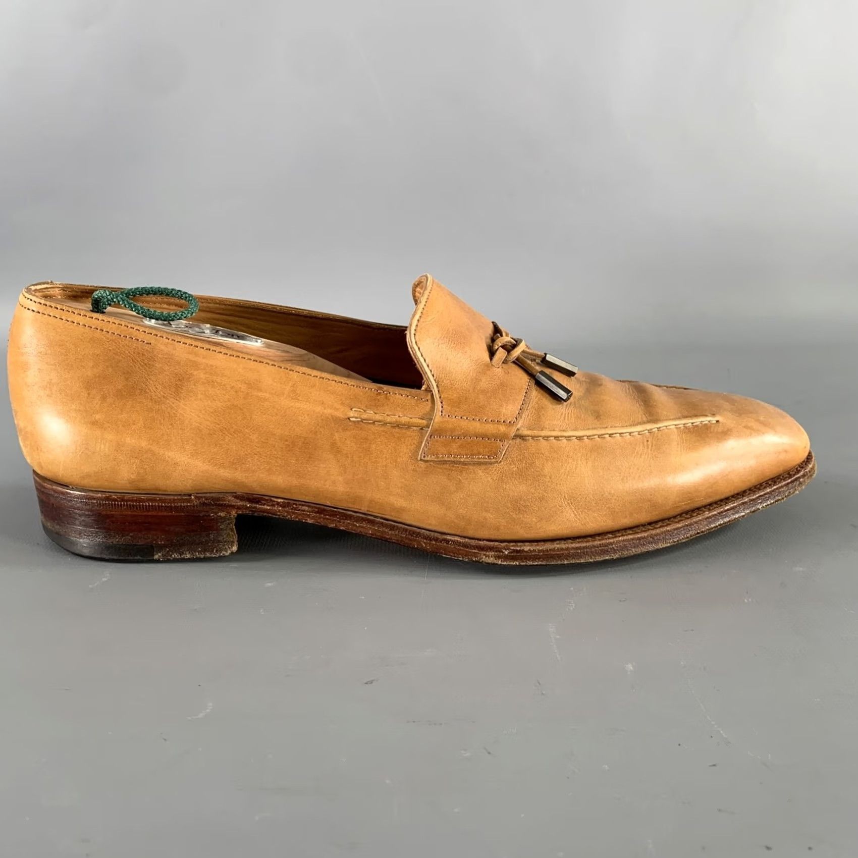 John Lobb JOHN LOBB Size 9.5 Tan Leather Tassels Loafers Size US 10 / EU 43 - 2 Thumbnail