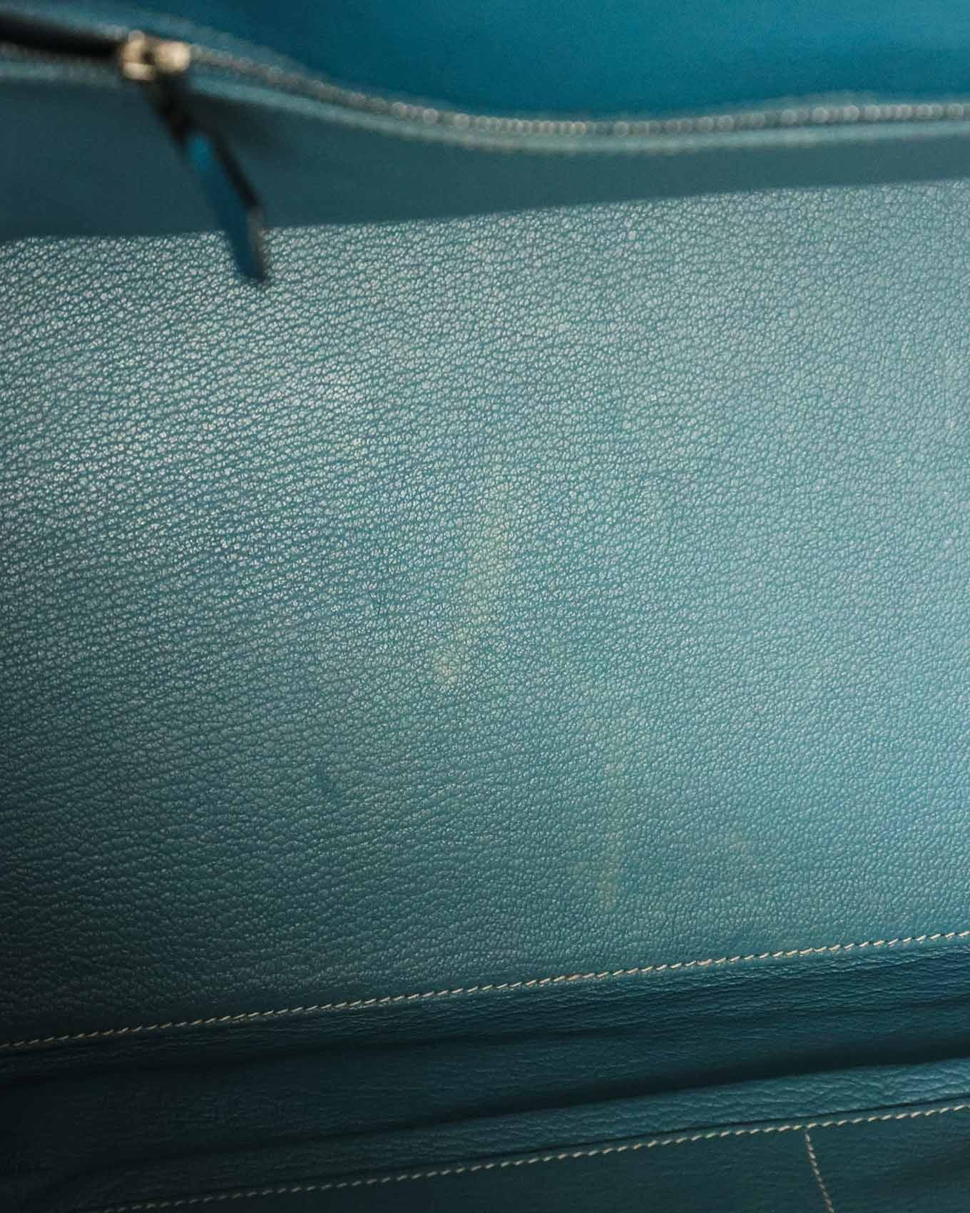 Hermes Kelly 50 Voyage Blue Jean Togo 2004 Size ONE SIZE - 21 Thumbnail