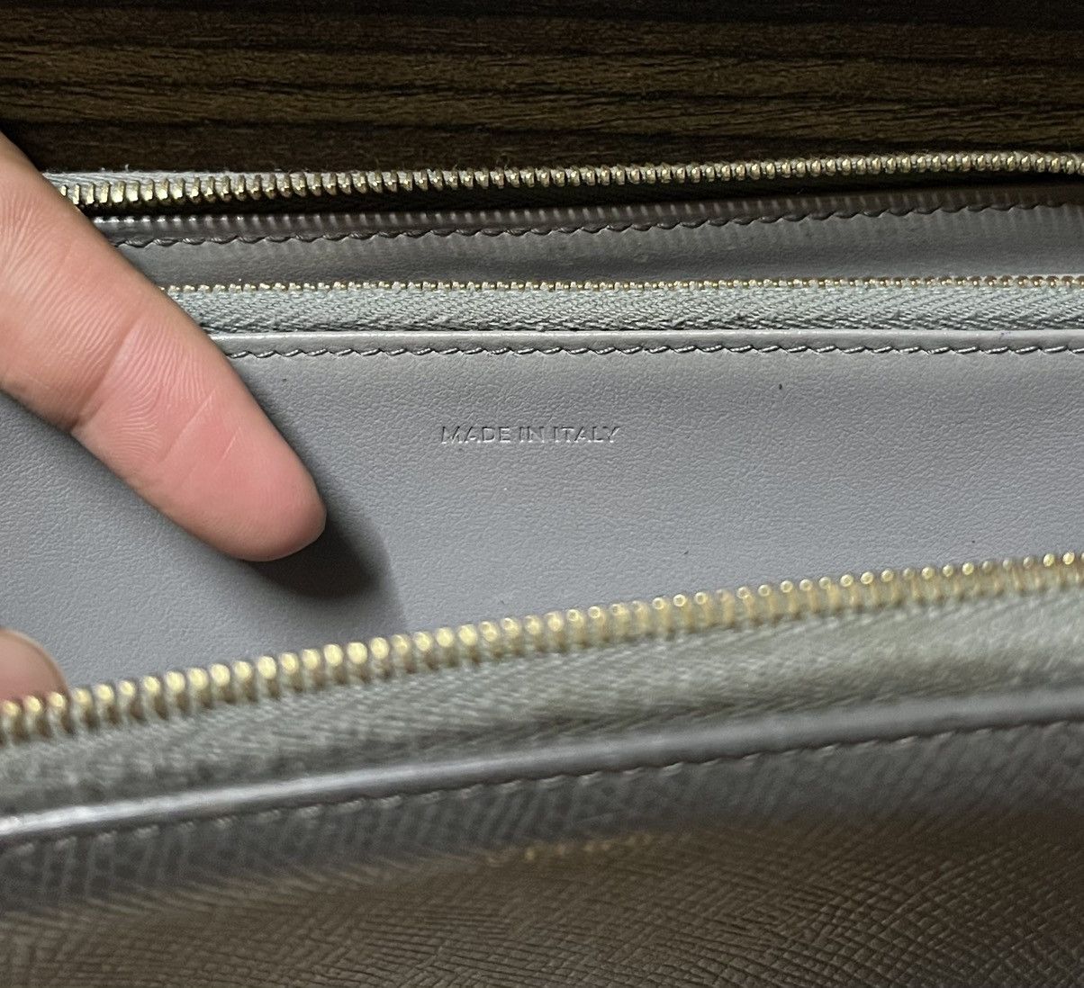 Celine Large Grained Calfskin Zip-around Long Wallet Size ONE SIZE - 8 Thumbnail