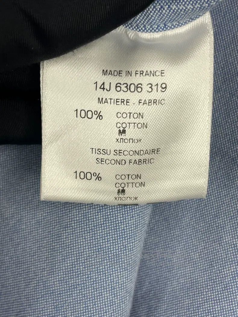 Givenchy Givenchy size 39 Denim Shirt Short Sleeve Size US S / EU 44-46 / 1 - 8 Thumbnail
