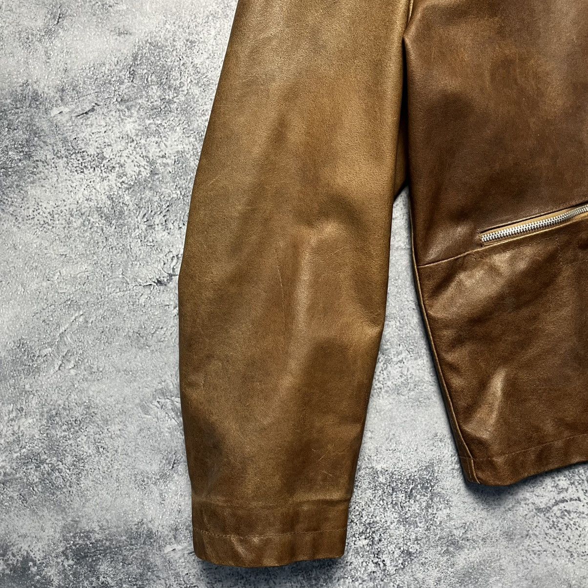 Genuine Leather Vintage Vera Pelle Leather Jacket Italian Y2K Size US XXL / EU 58 / 5 - 9 Thumbnail