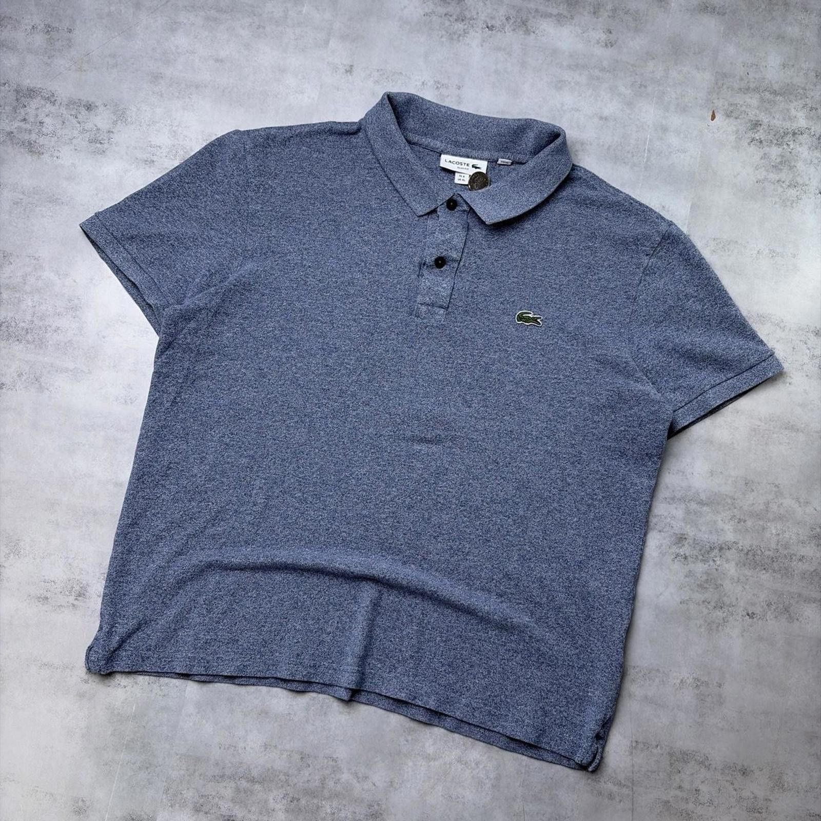 Lacoste Y2K Blue Lacoste Polo Shirt Size US L / EU 52-54 / 3 - 2 Thumbnail